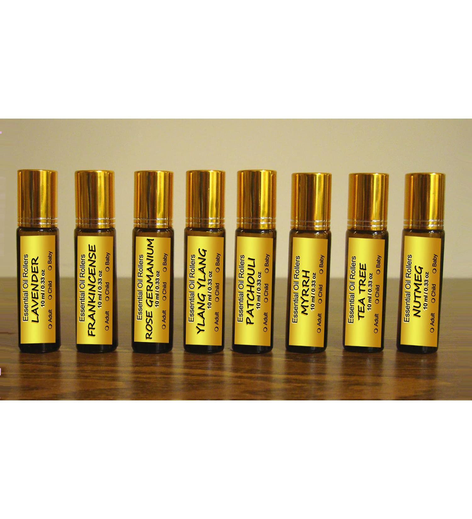 Essential Oil Roller Roll-on Bottles Leakproof Various (Frankincense)
