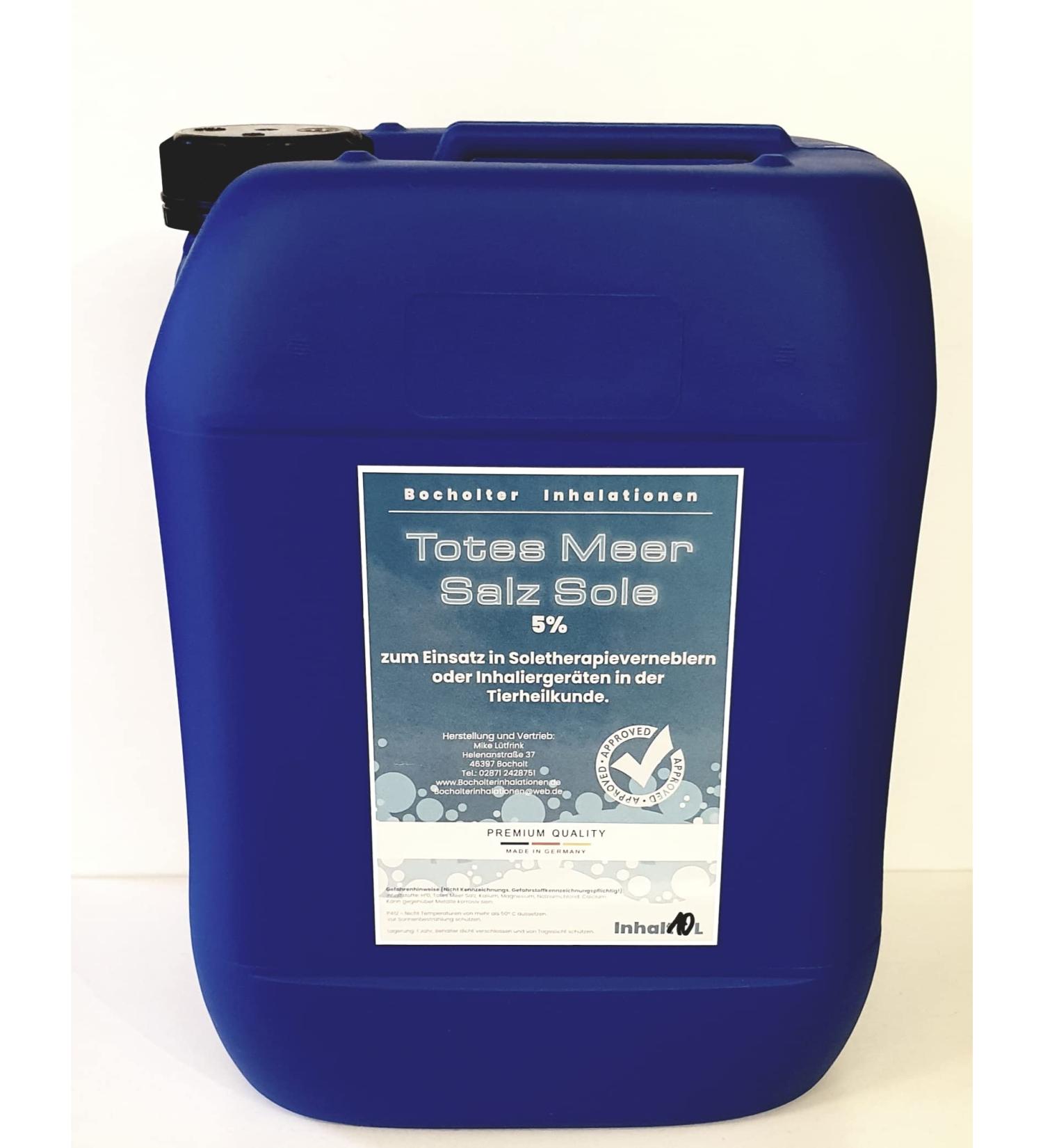 Buy Generic 10 Liters Dead Sea Salt Brine 5% - Premium Quality from the Dead Sea | International Shipping Available - Buy Online on GoSupps.com