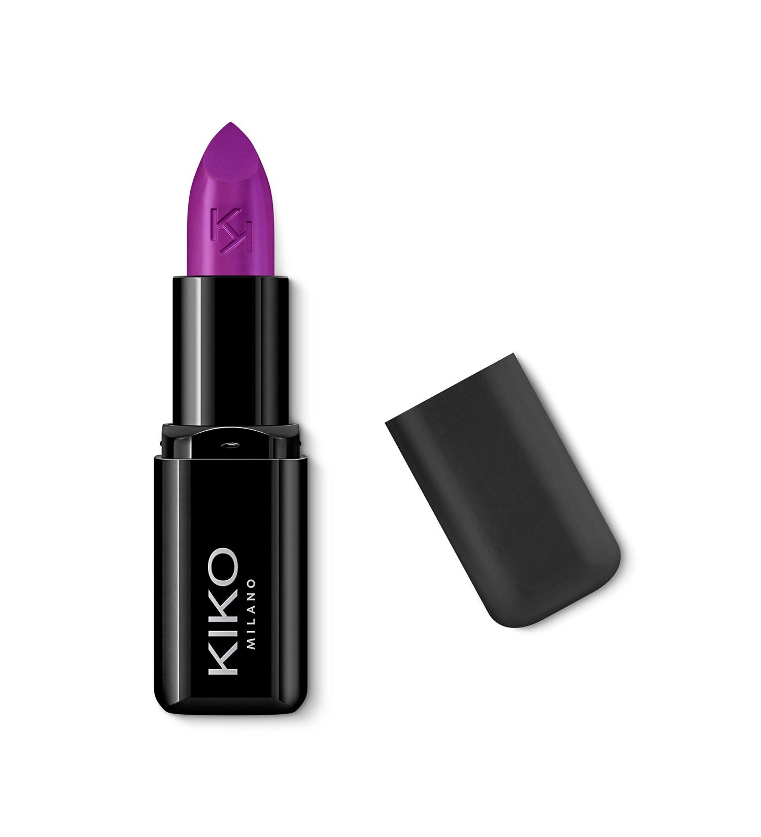 KIKO Milano Smart Fusion Lipstick 425 Deep Violet - Rich & Nourishing Formula - Bright Finish - 1 Count - Buy Online on GoSupps.com