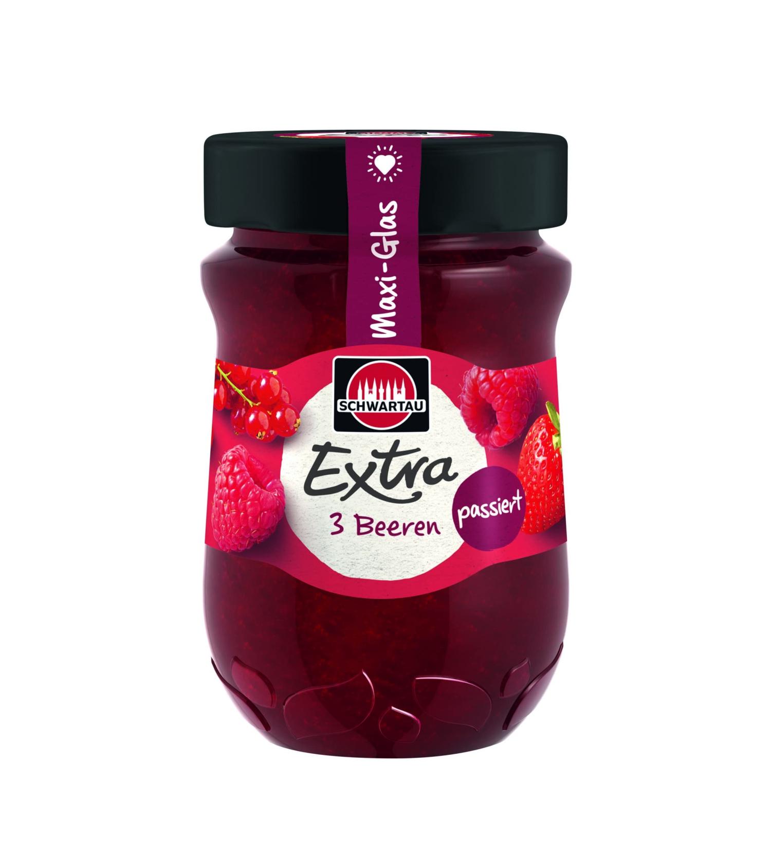 Buy Schwartau Extra Maxi 600g 3 Berries Strained - Premium Jam for International Shipping - Buy Online on GoSupps.com
