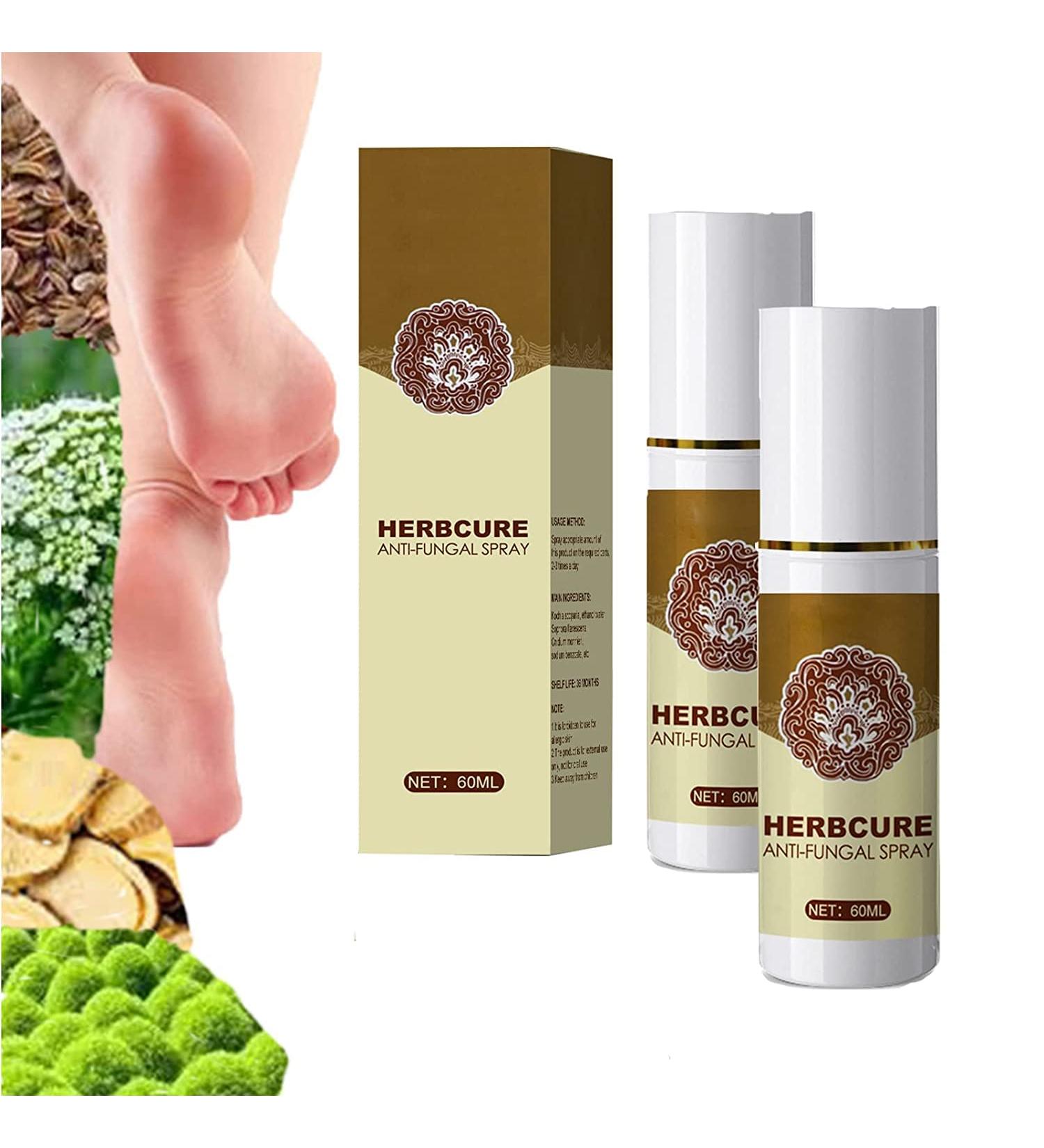 2pc Athlete's Foot & Peeling Spray Set - 60ml | Foot Odor Eliminator for Men & Women - Buy Online on GoSupps.com