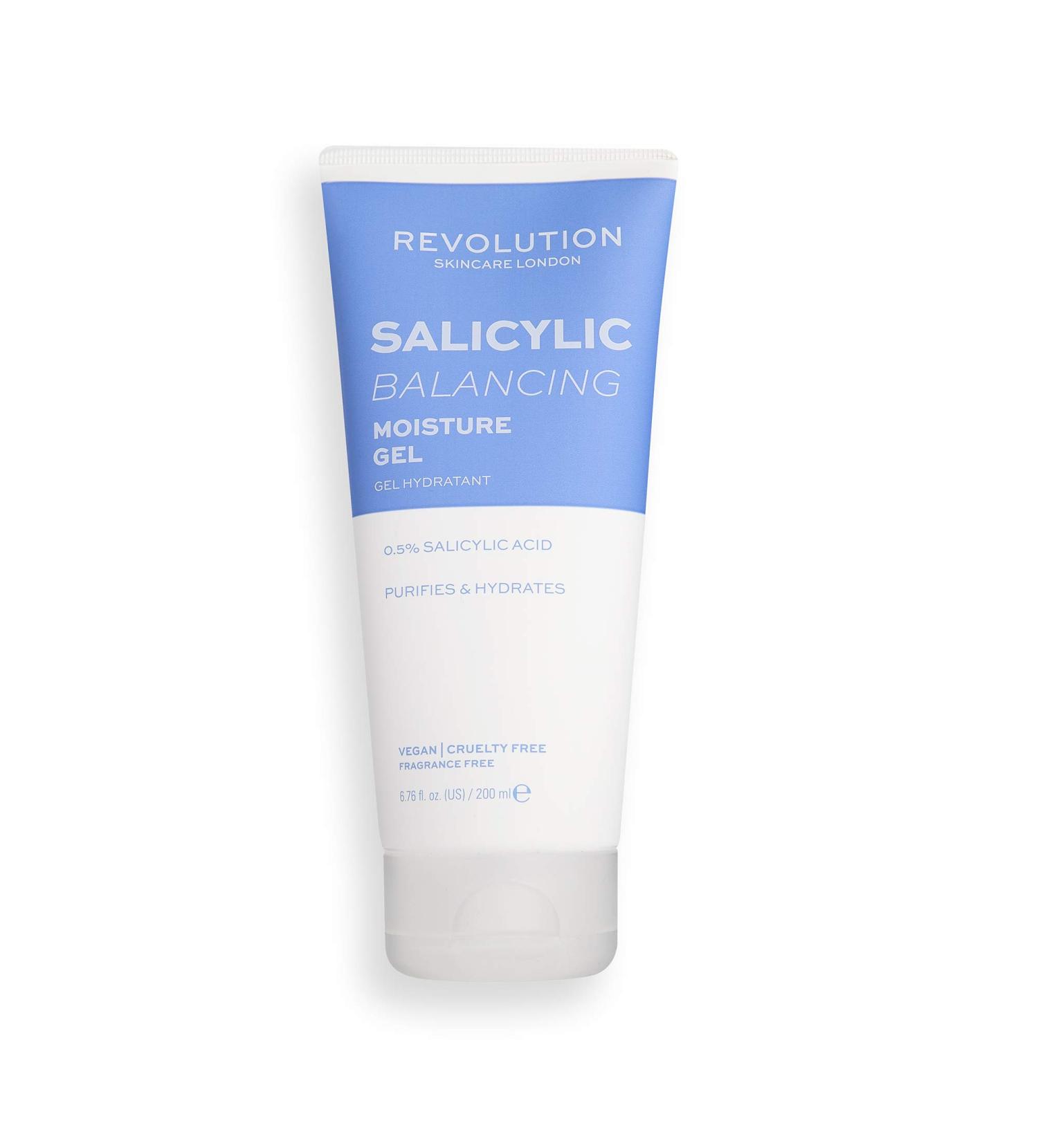 Revolution Beauty London Skincare Salicylic Balancing Moisture Gel 200ml
