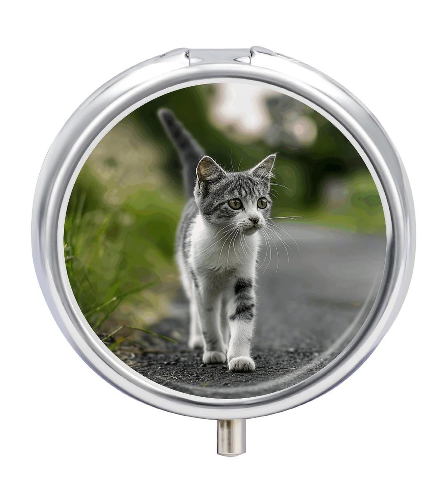 Travel Pill Box - 3 Compartment Portable Medicine Organizer for Handbag & Pocket - Buy Online on GoSupps.com