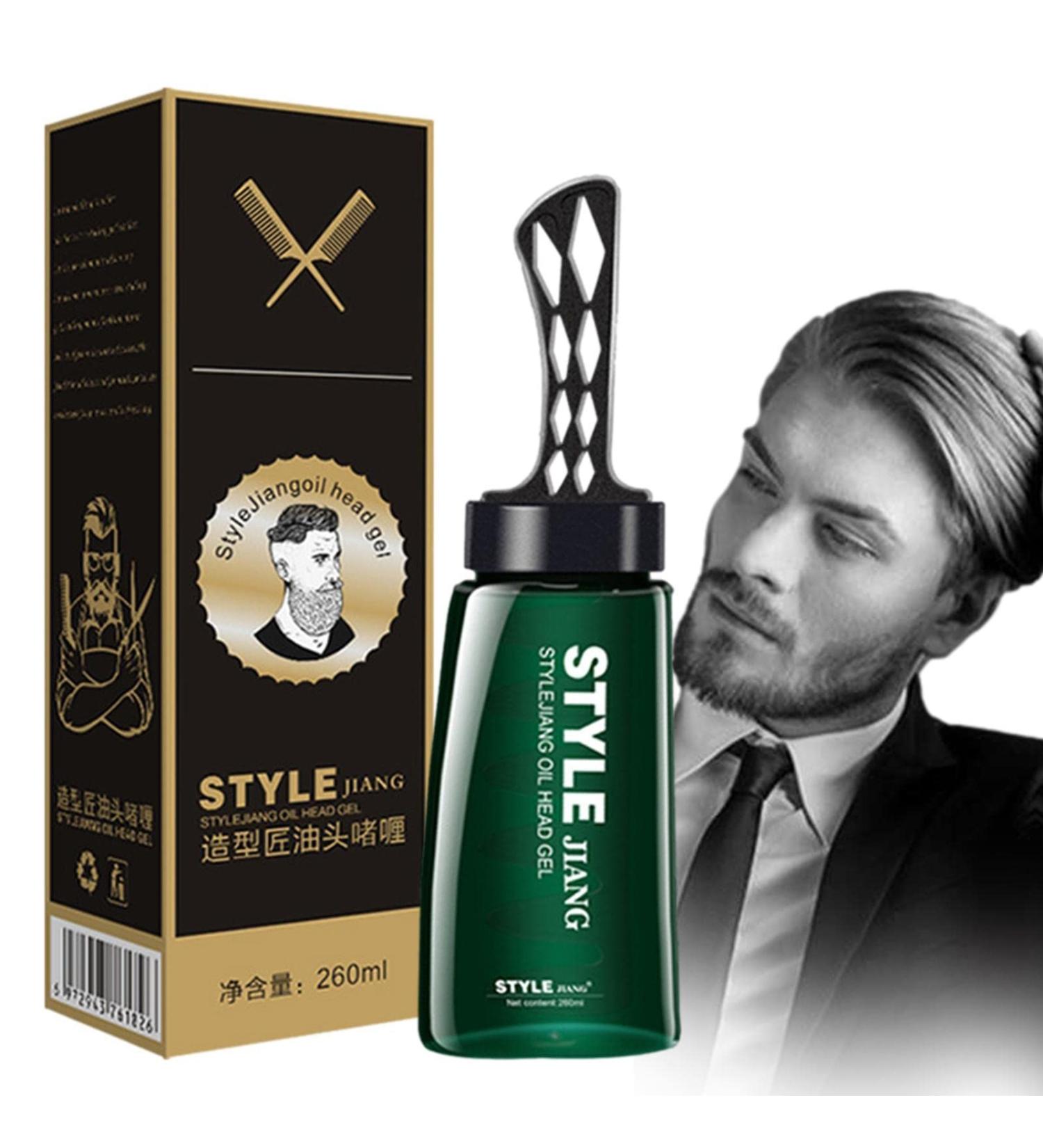 2 Hair Wax Gel with Comb - 2 in 1 Hair Gel with Comb - 260ml Men Hair Styling Gel Long Lasting Hair Styling Gel Tool Hair Wax Fast Build Hair Styling N 2 Pcs 260ml - Buy Online on GoSupps.com