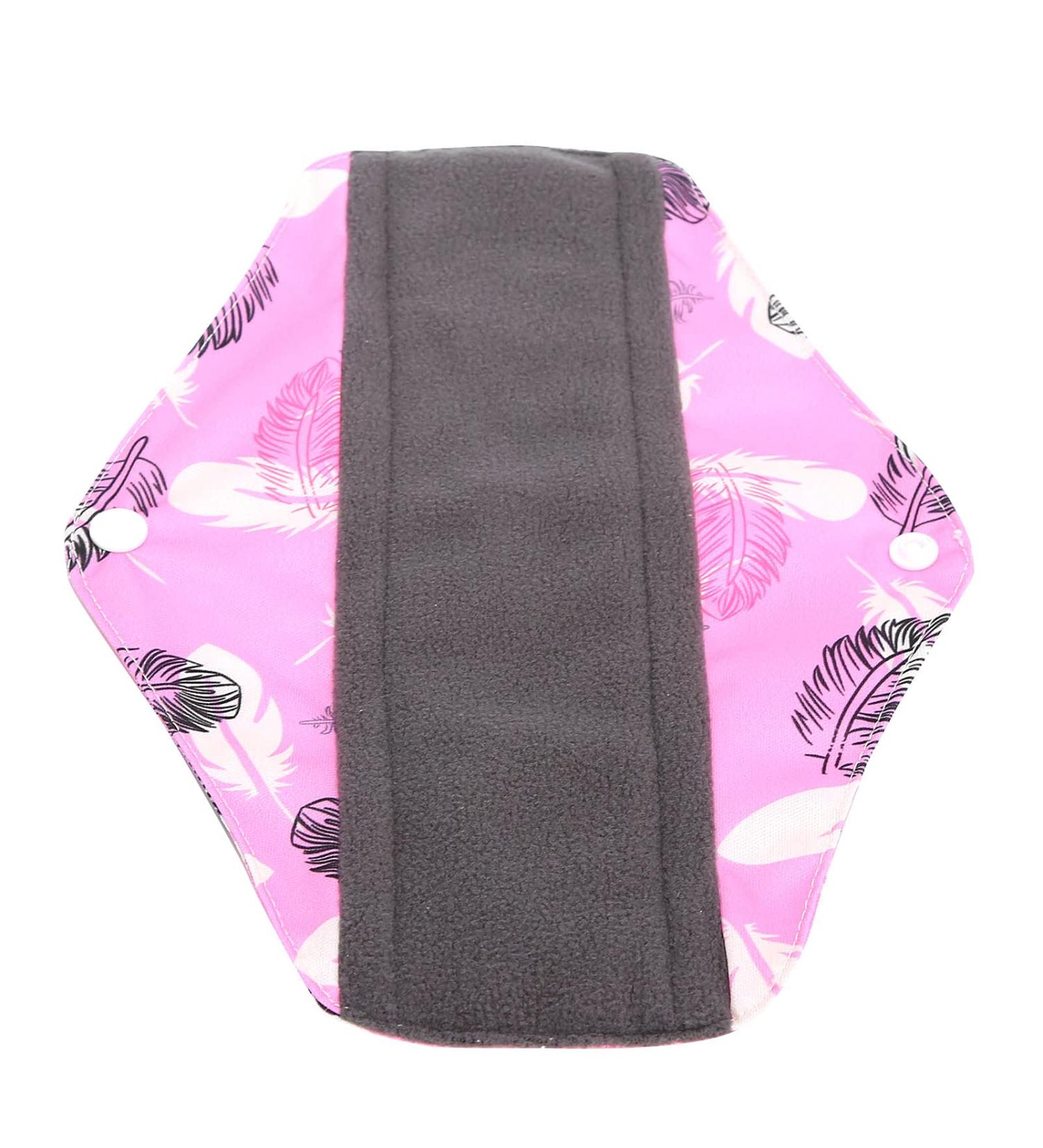 Reusable Bamboo Carbon Fabric Menstrual Pads | Comfortable & Washable | Eco-Friendly Menstruation (S-Code) - Buy Online on GoSupps.com