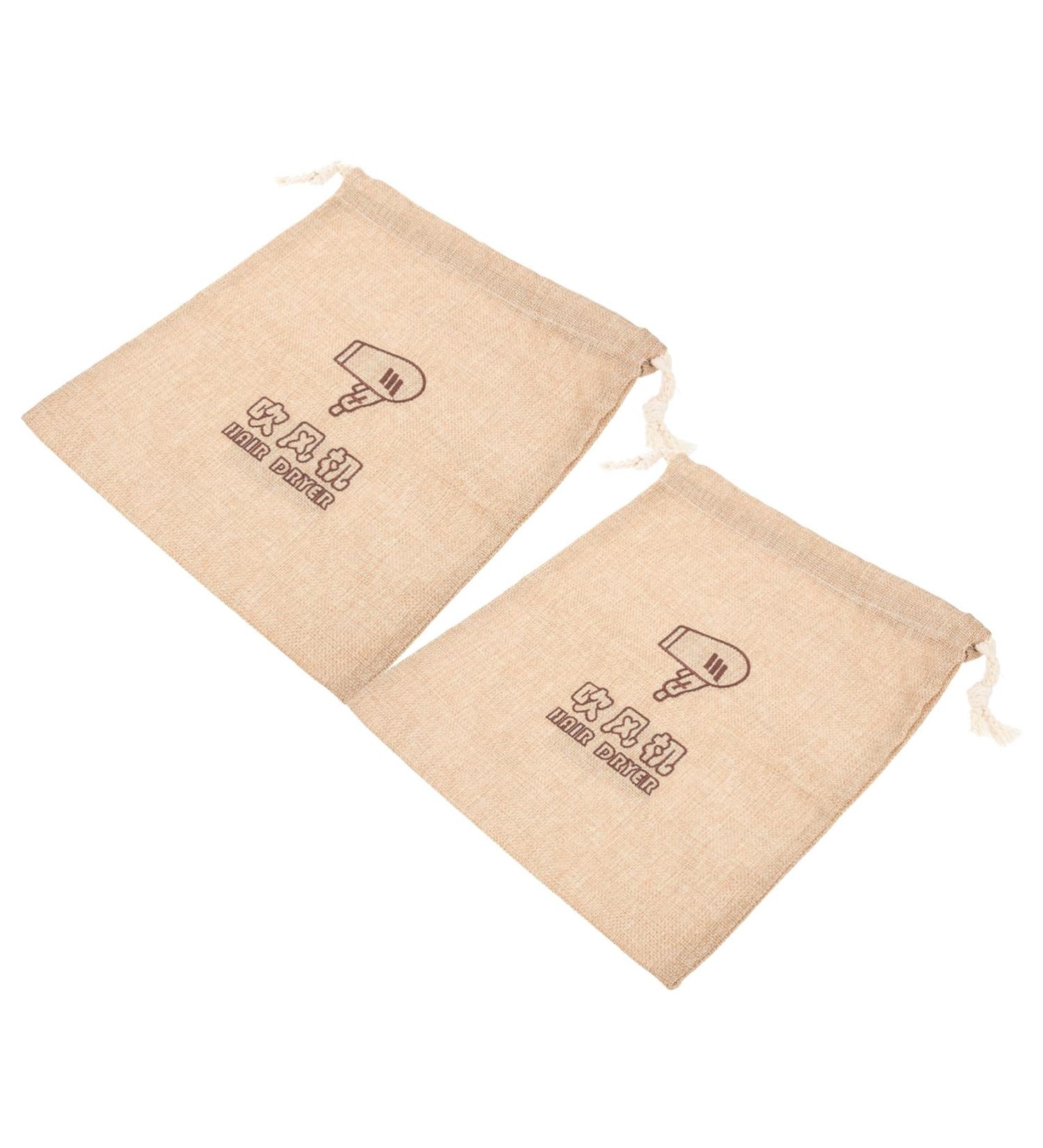 Healeved 2pcs Travel Hair Dryer Bag Hair Dryer Drawstring Bags Hair Blow Dryer Travel Organizer Pouch Cloth - Buy Online on GoSupps.com