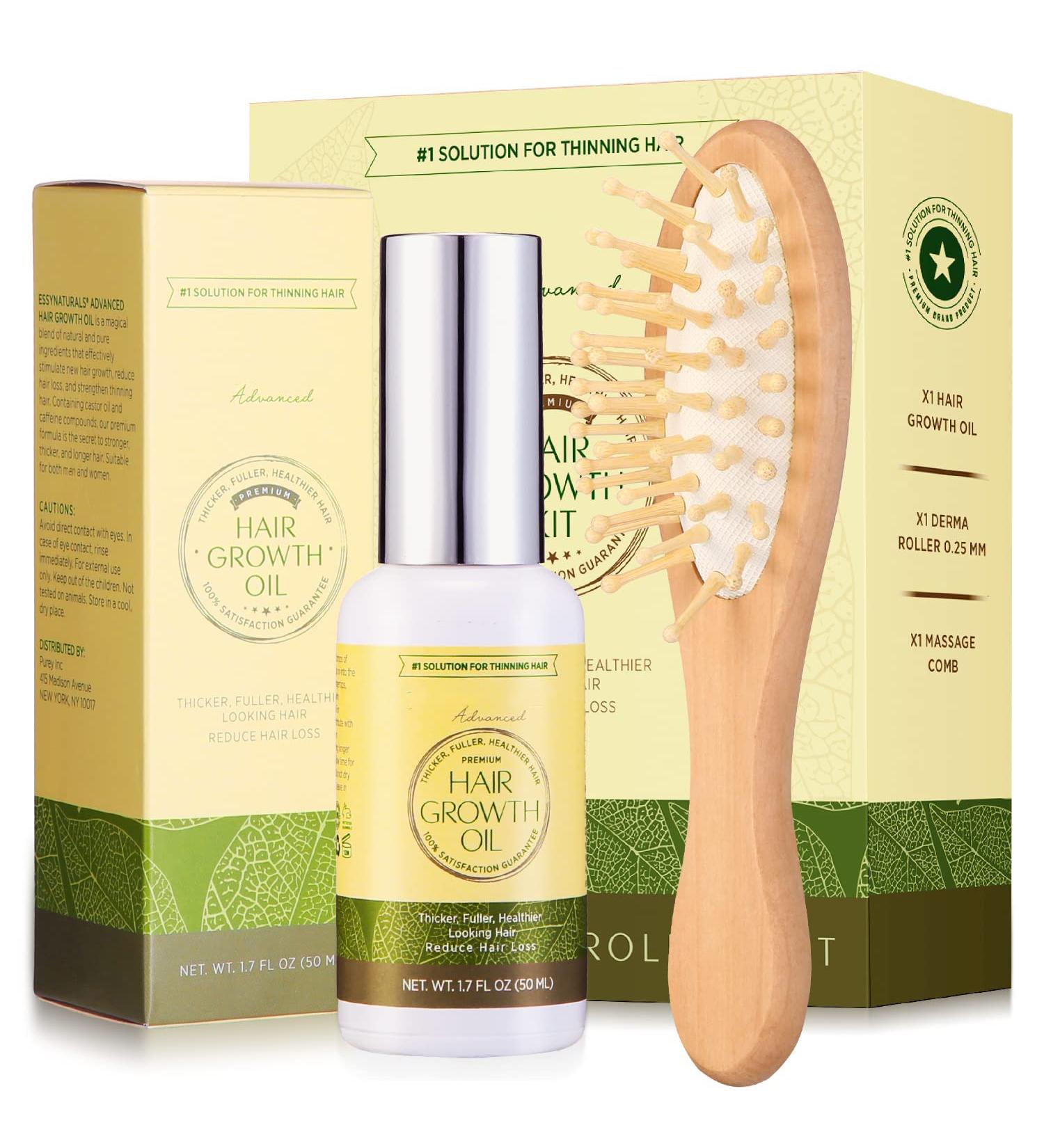 HealPool Hair Growth Oil & Scalp Massager Brush for Thicker, Stronger Hair - Men & Women - Buy Online on GoSupps.com
