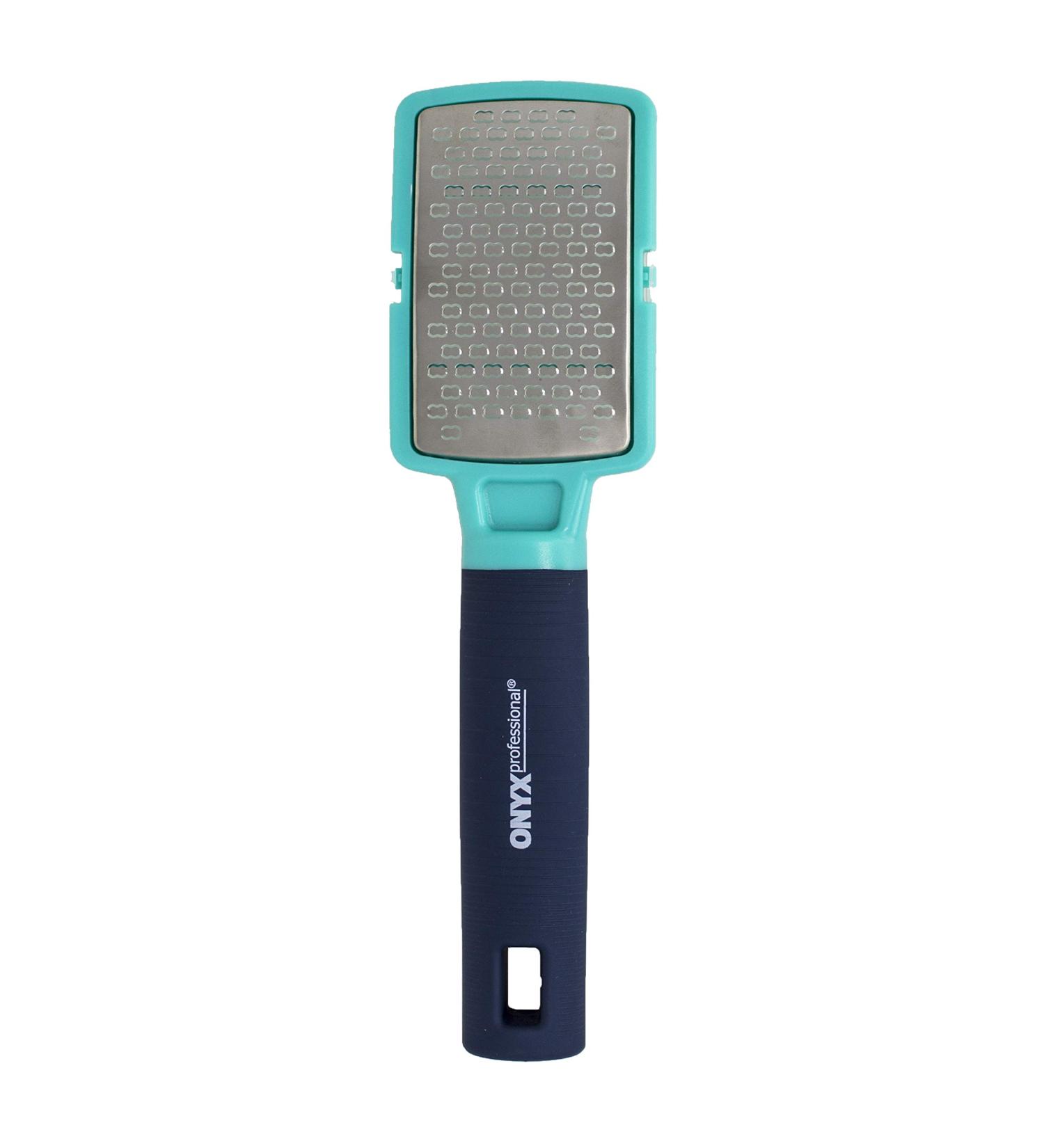 Onyx Professional Foot Rasp - Stainless Steel Callus Remover & Dead Skin Scrubber for Smooth Feet | Lightweight & Mess-Free Foot Care Tool - Buy Online on GoSupps.com