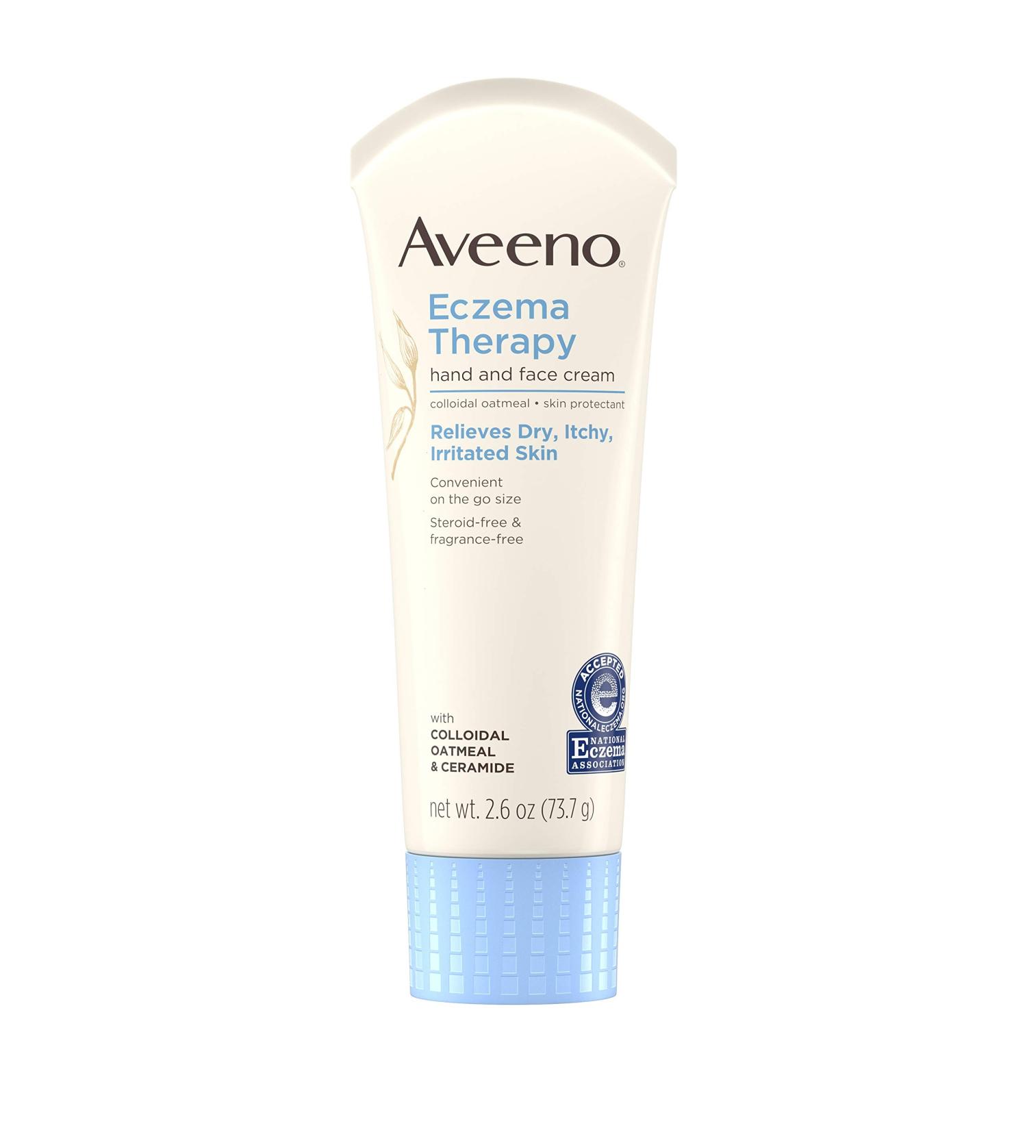 Aveeno Active Naturals Eczema Therapy Hand Cream - Soothing Relief for Dry Skin | International Shipping Available - Buy Online on GoSupps.com