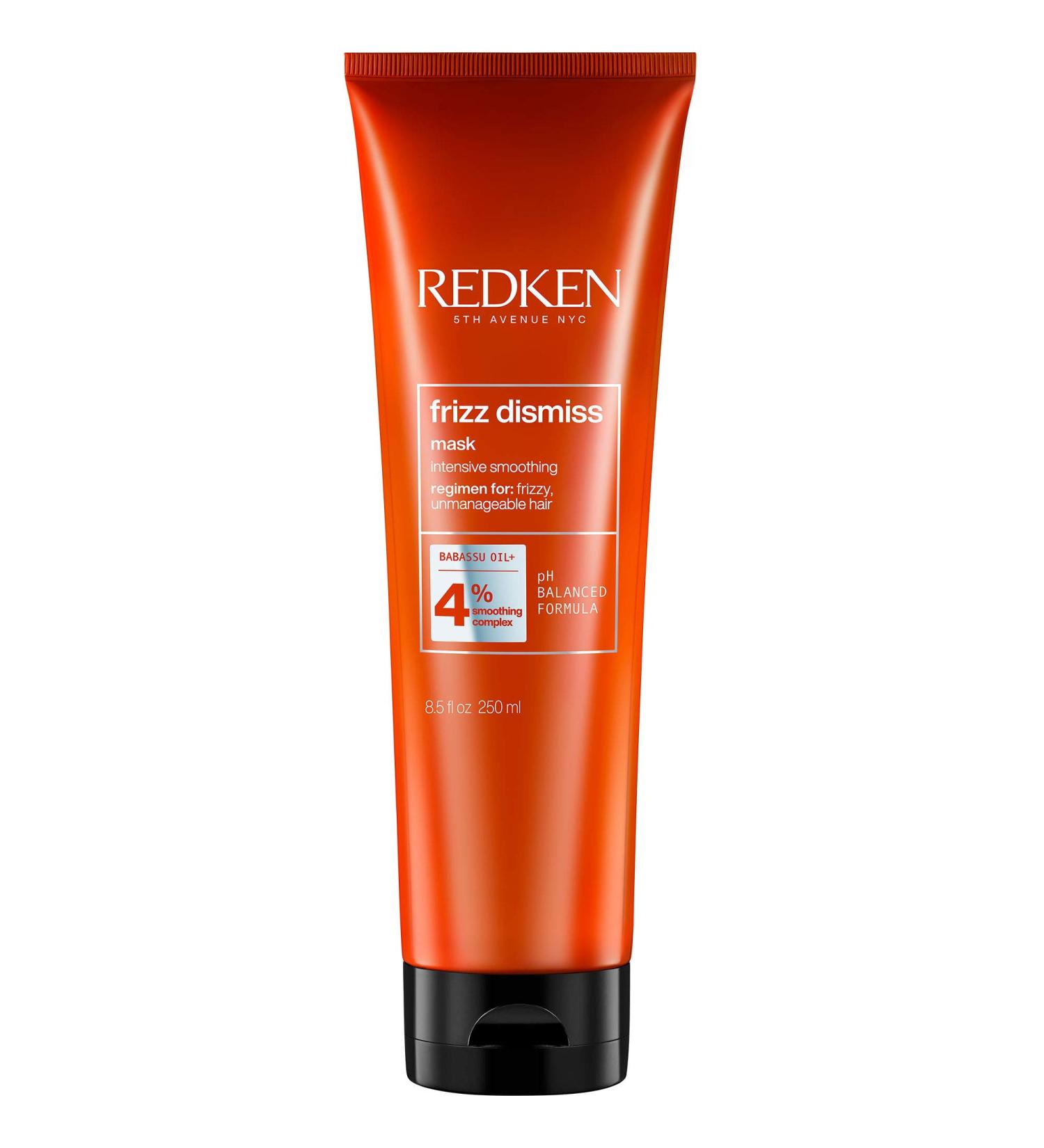 Redken Frizz Dismiss Mask Intense Smoothing Treatment - 8.5 fl oz | Ultra-Hydrating Mask for Unruly Hair, Sulfate-Free - Buy Online on GoSupps.com