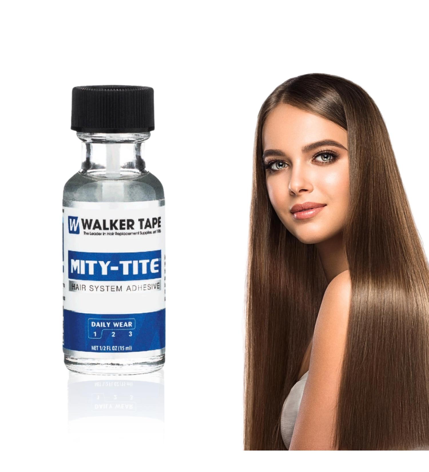 Walker Tape Mity Tite Brush On - Waterproof Lace Wig Adhesive | Best Hair Glue for Hair Systems - 0.5 Fl Oz - Buy Online on GoSupps.com