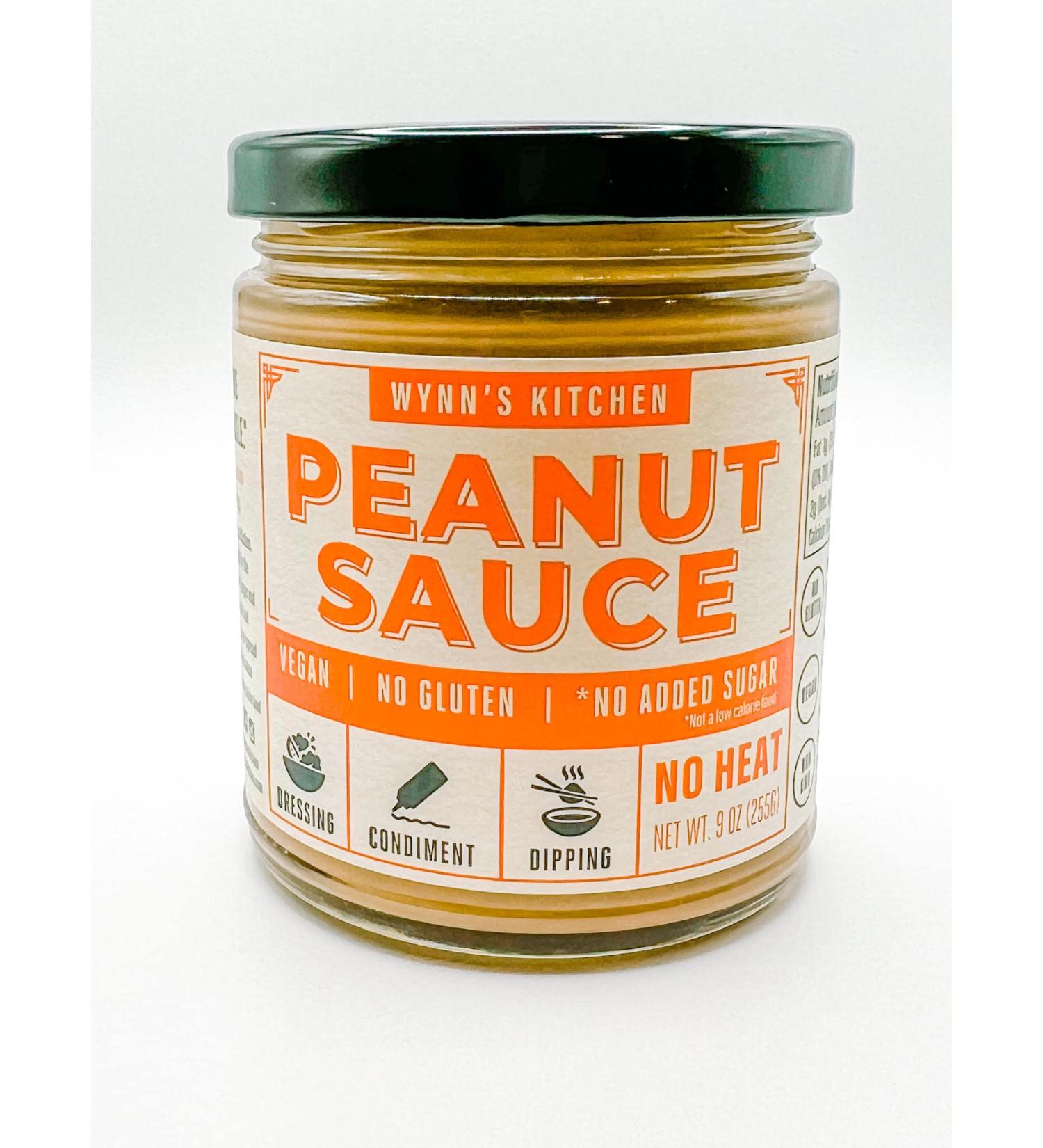 Wynn's Kitchen Vegan Peanut Sauce 9 OZ - Sugar-Free & Keto Friendly - Buy Online on GoSupps.com