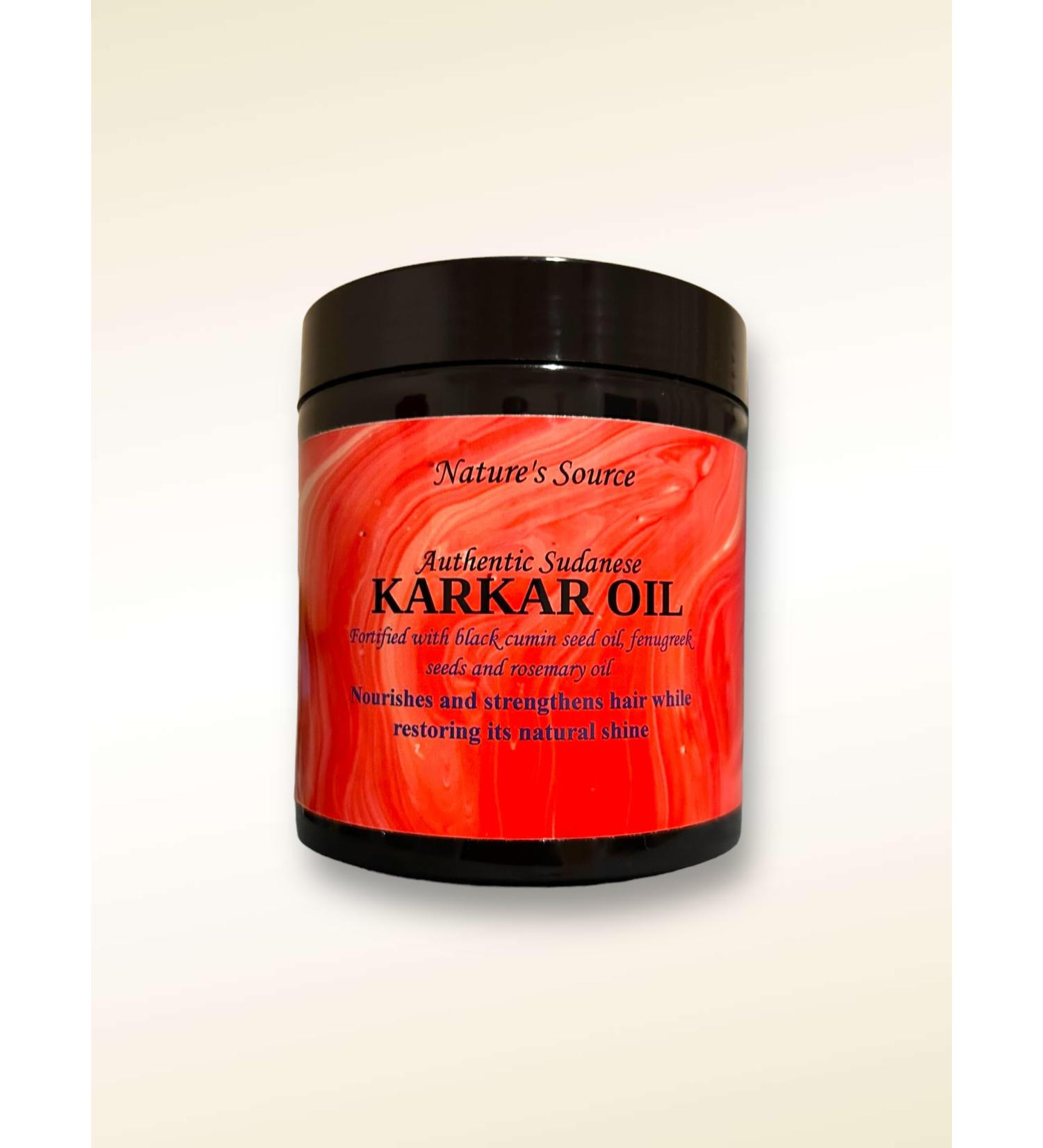 480ML Authentic Sudanese Karkar Hair Cream fortified with Black Seed Oil Fenugreek and Rosemary Oil - Buy Online on GoSupps.com