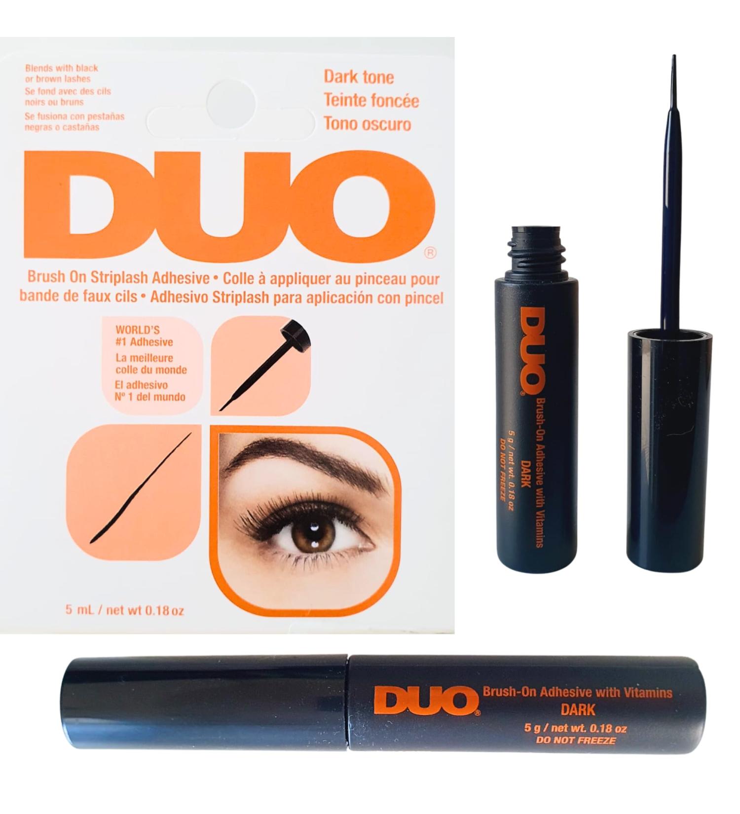 XXL Lashes DUO Waterproof Eyelashes and Eyebrow Glue No Smell Vegan (Orange Duo 1 Pack) - Buy Online on GoSupps.com