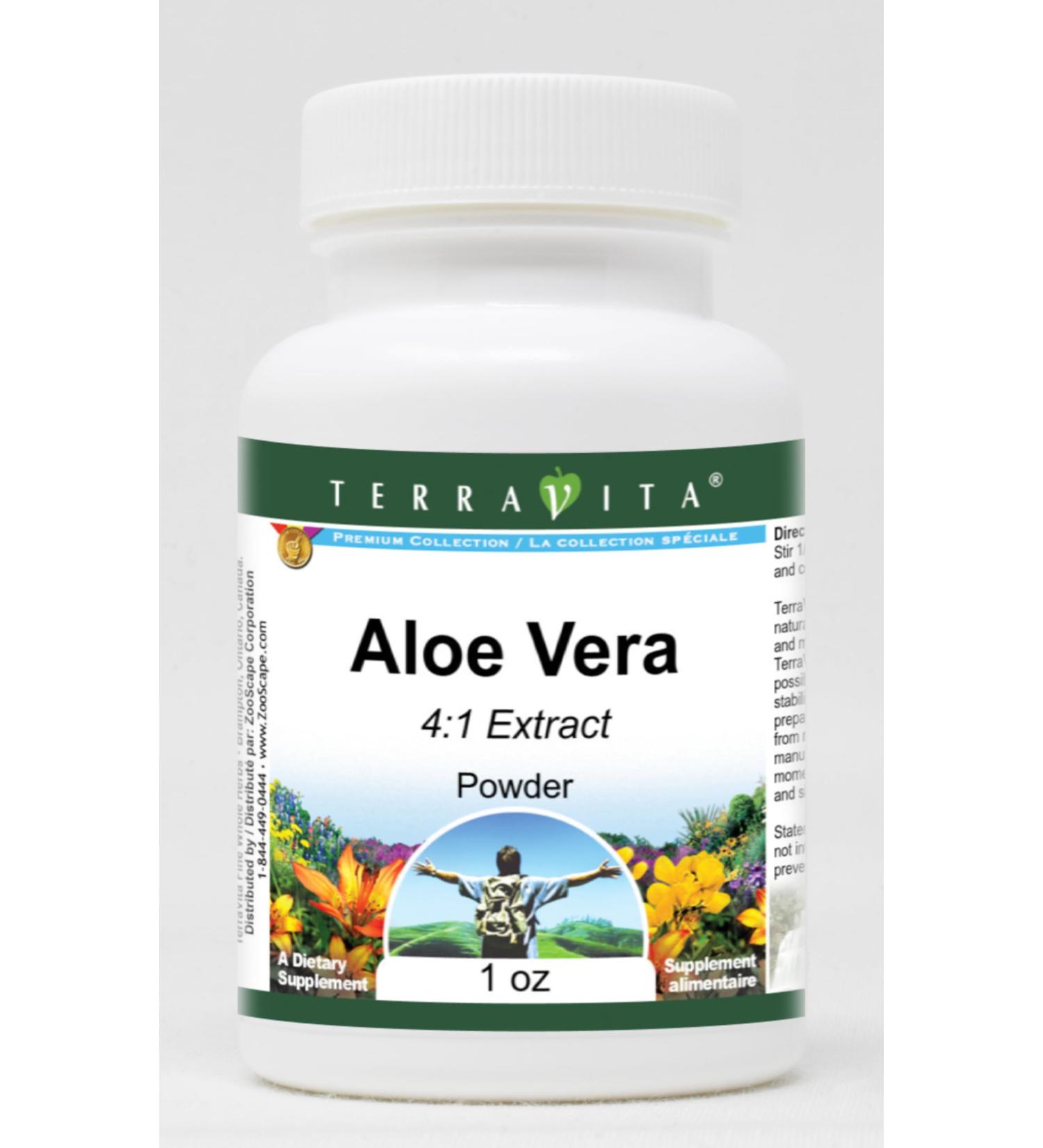 Aloe Vera 4:1 Powder (1 oz ZIN: 518929) - Buy Online on GoSupps.com