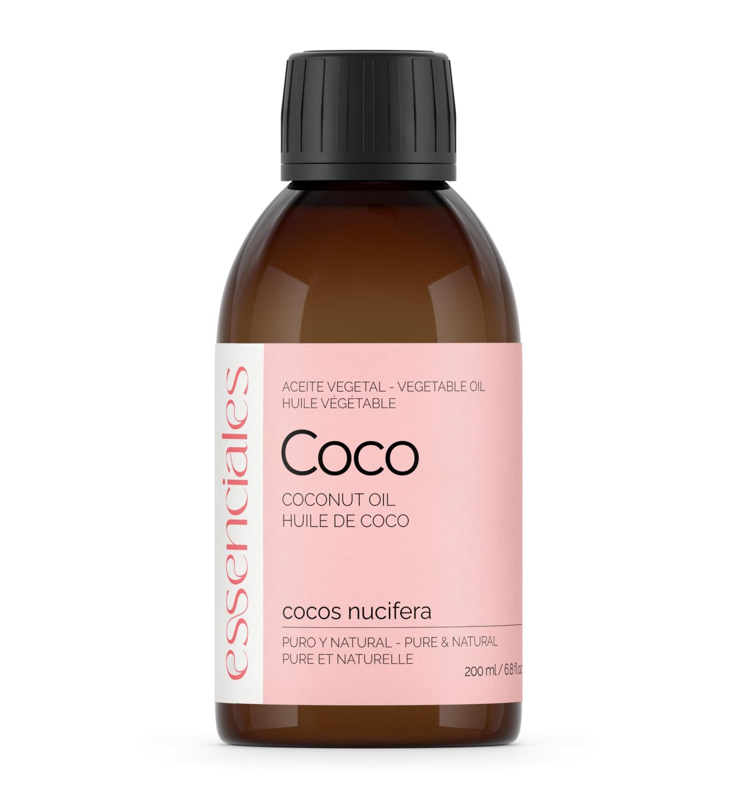  Essenciales Essenciales - 100% Pure and Natural Coconut Vegetable Oil 200ml | Nucifer Coconut Vegetable Oil 1st Cold Pressure - Buy Online on GoSupps.com