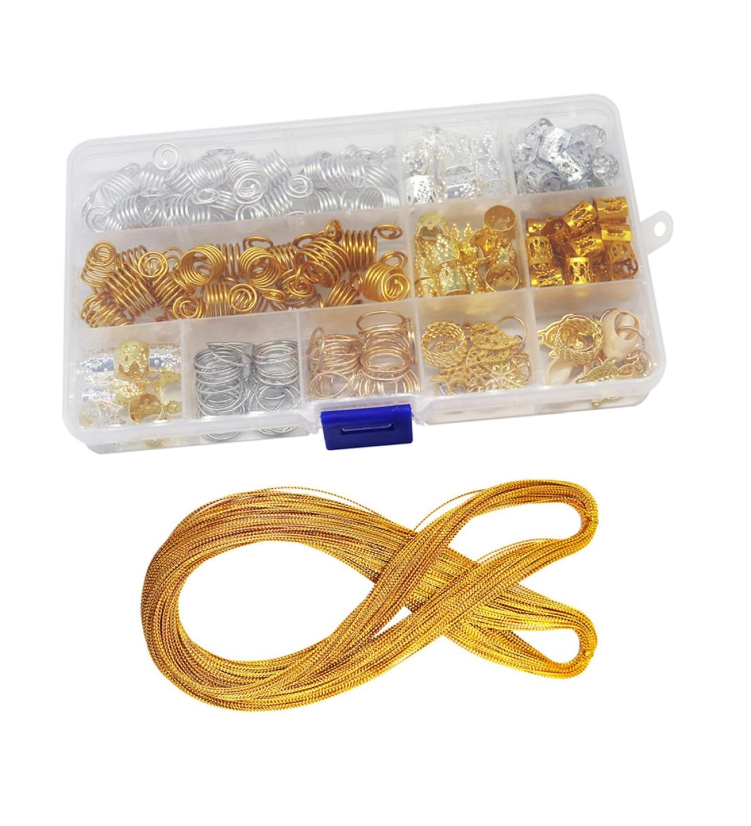 DOITOOL 1 Set Dreadlocks Braid Hair Accessories Hair Cuffs Dread Fabric Beads Hair Charms Braid Hair Coil Braiding Hair Accessories Hair Braid Clips Turtle Headband Polyester - Buy Online on GoSupps.com