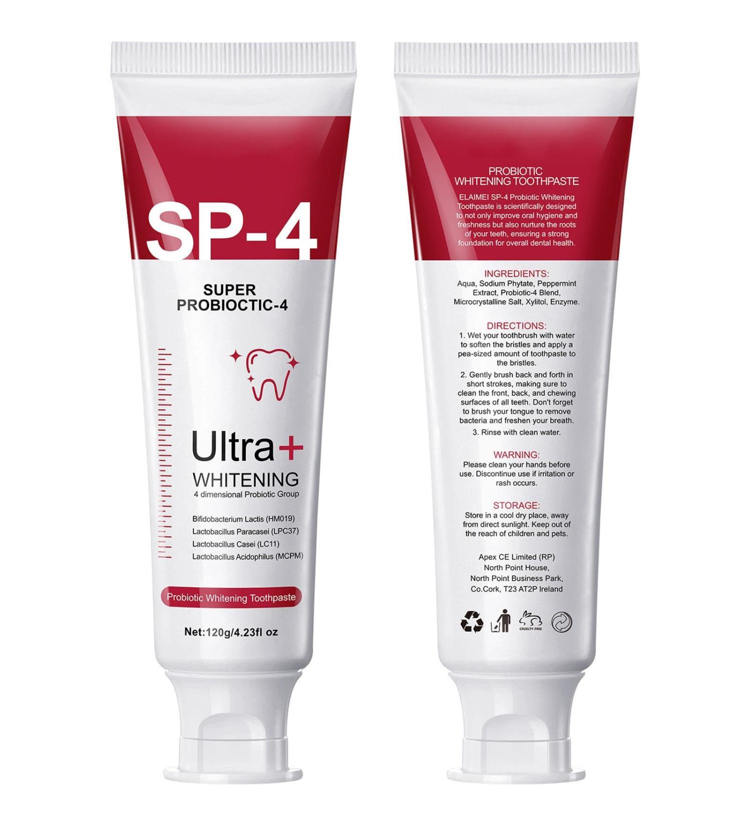  Opilroyn Toothpaste For Sensitive Teeth - Deep Cleaning Toothpaste Anti-Tartar Toothpaste 120G Toothpaste For Teeth Cleaning Odor Remover Toothpaste To Strengthen Teeth - Buy Online on GoSupps.com