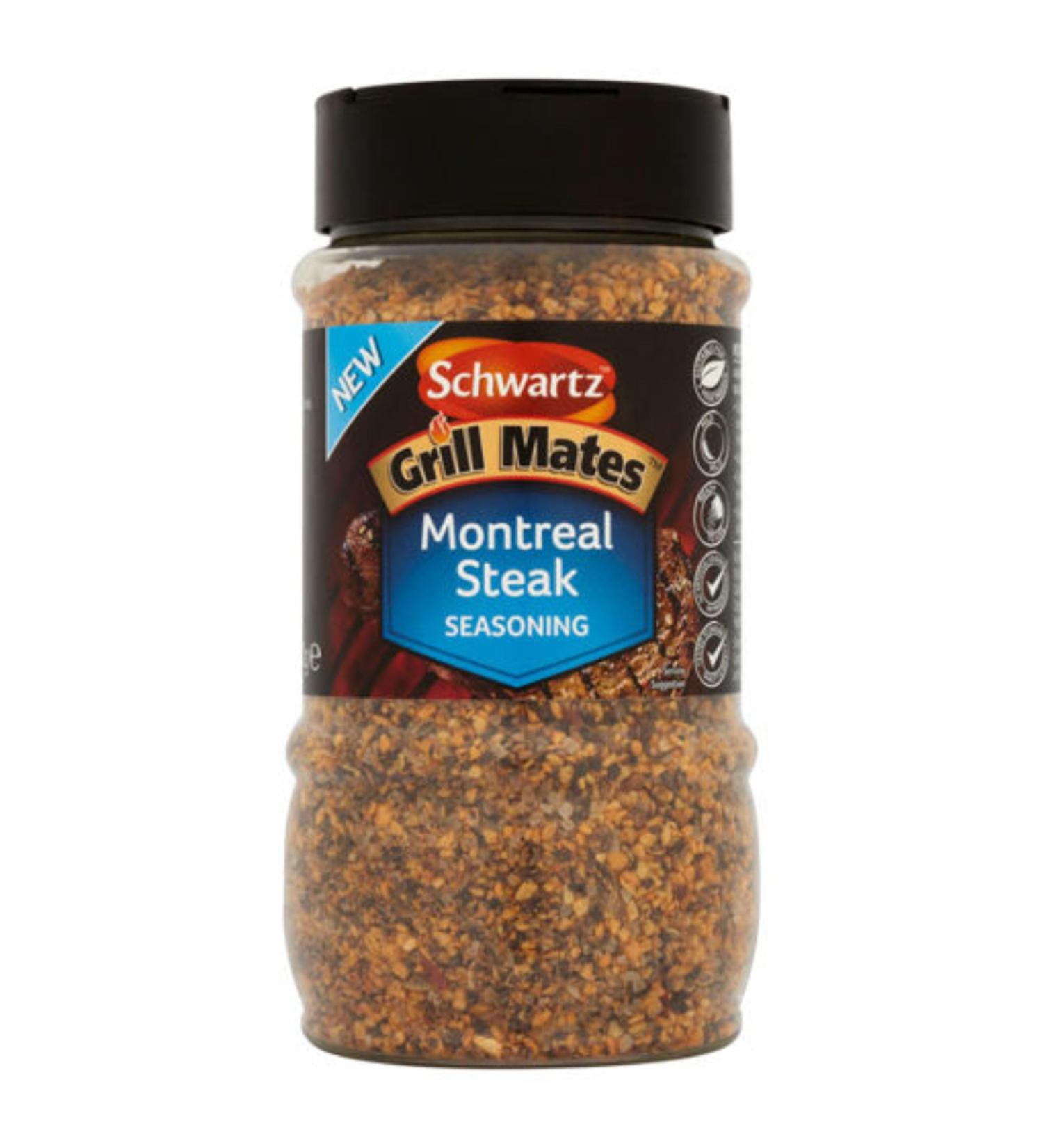 Schwartz Grill Mates Montreal Steak Seasoning 370g Ideal for home cooking
