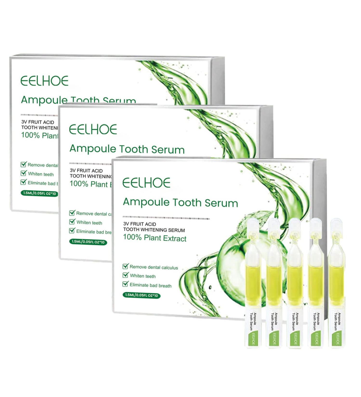 Buy Tlopa Ampoule Toothpaste & Essence - 3V Fruit Acid Tooth Whitening & Tartar Removal (30pcs) | International Shipping - Buy Online on GoSupps.com