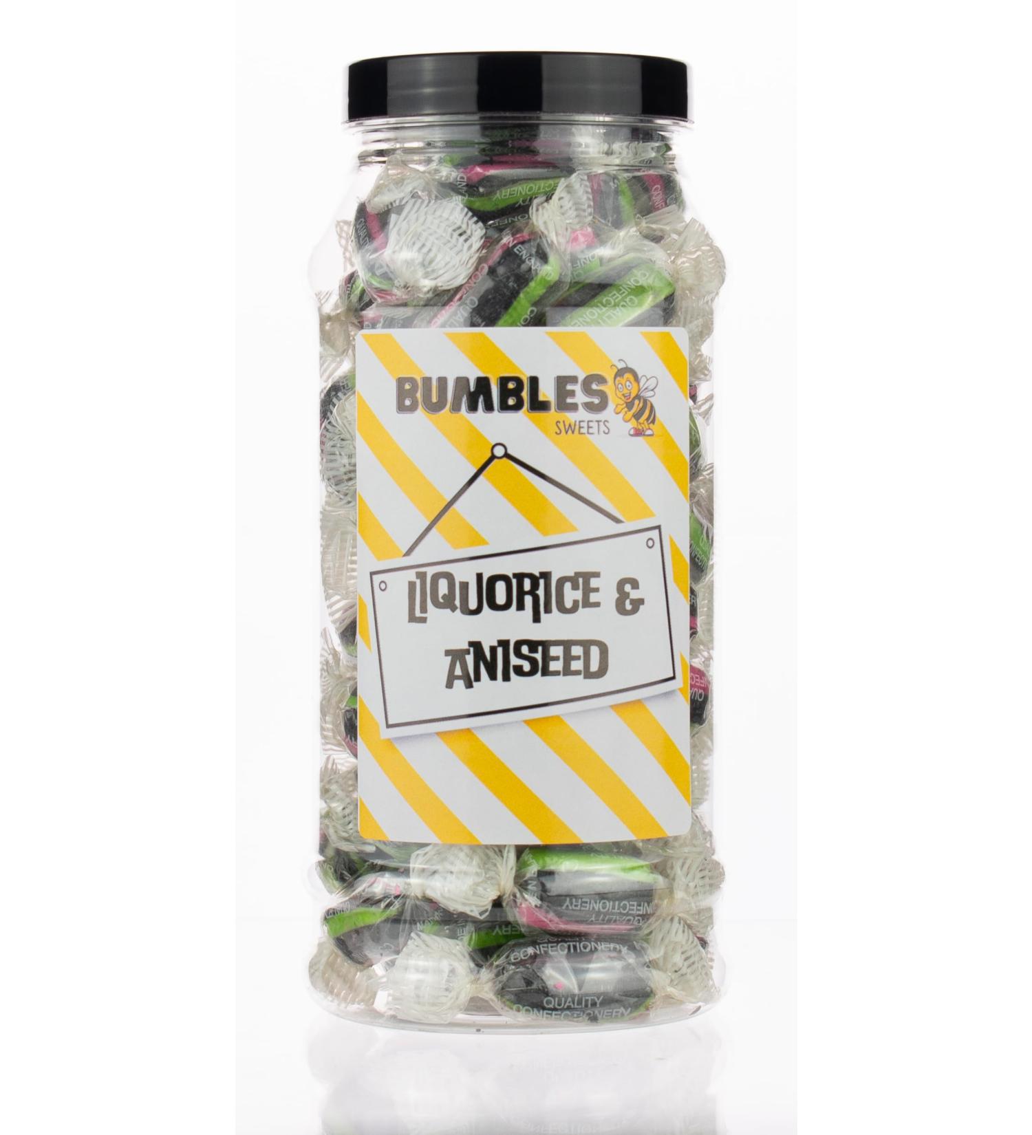 Liquorice & Aniseed Sweets Gift Jar - Buy Online on GoSupps.com