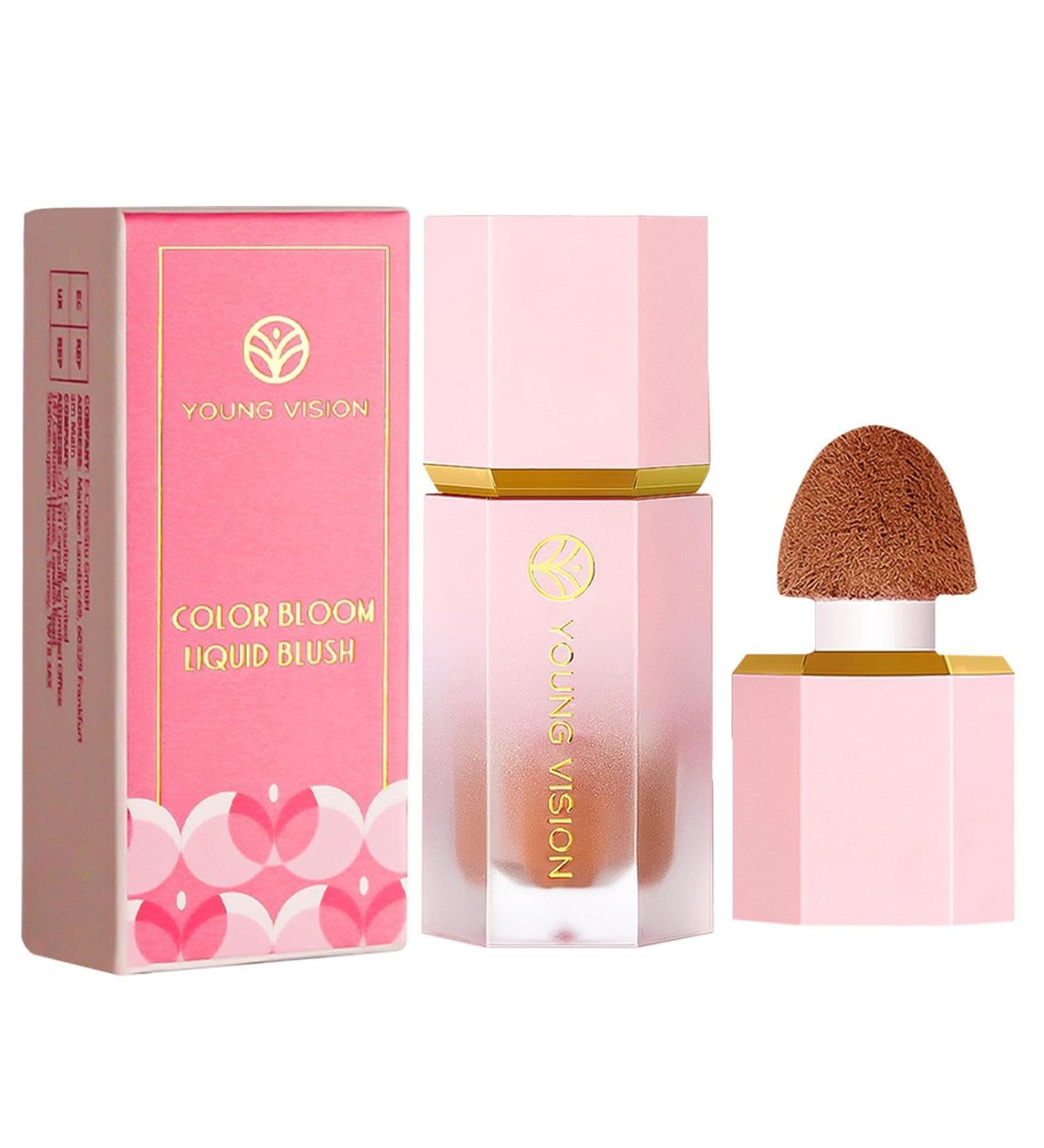 Liquid Blusher Makeup | 8-Color Matte Velvet Blusher Liquid Powder Blusher - Moisturizing Multifunctional Dewy Finish Skin Blusher Makeup Women's Soft Cheek Tint for Beautifying Pochy 106 - Buy Online on GoSupps.com