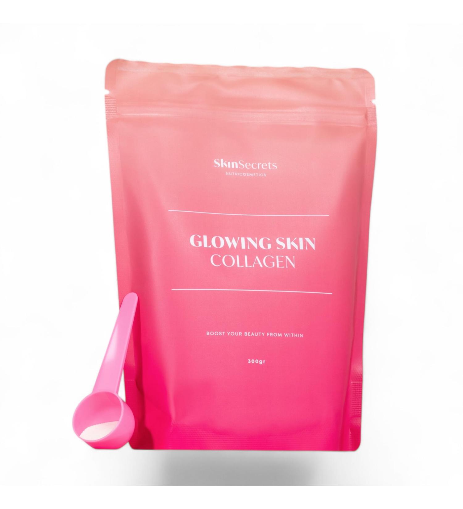  SkinSecrets SkinSecrets - Premium Hydrolyzed Collagen Powder - Type 1 & 3 Peptides - Perfect Solubility - Glowing Skin Collagen - 300g. Unflavored Powder - Buy Online on GoSupps.com