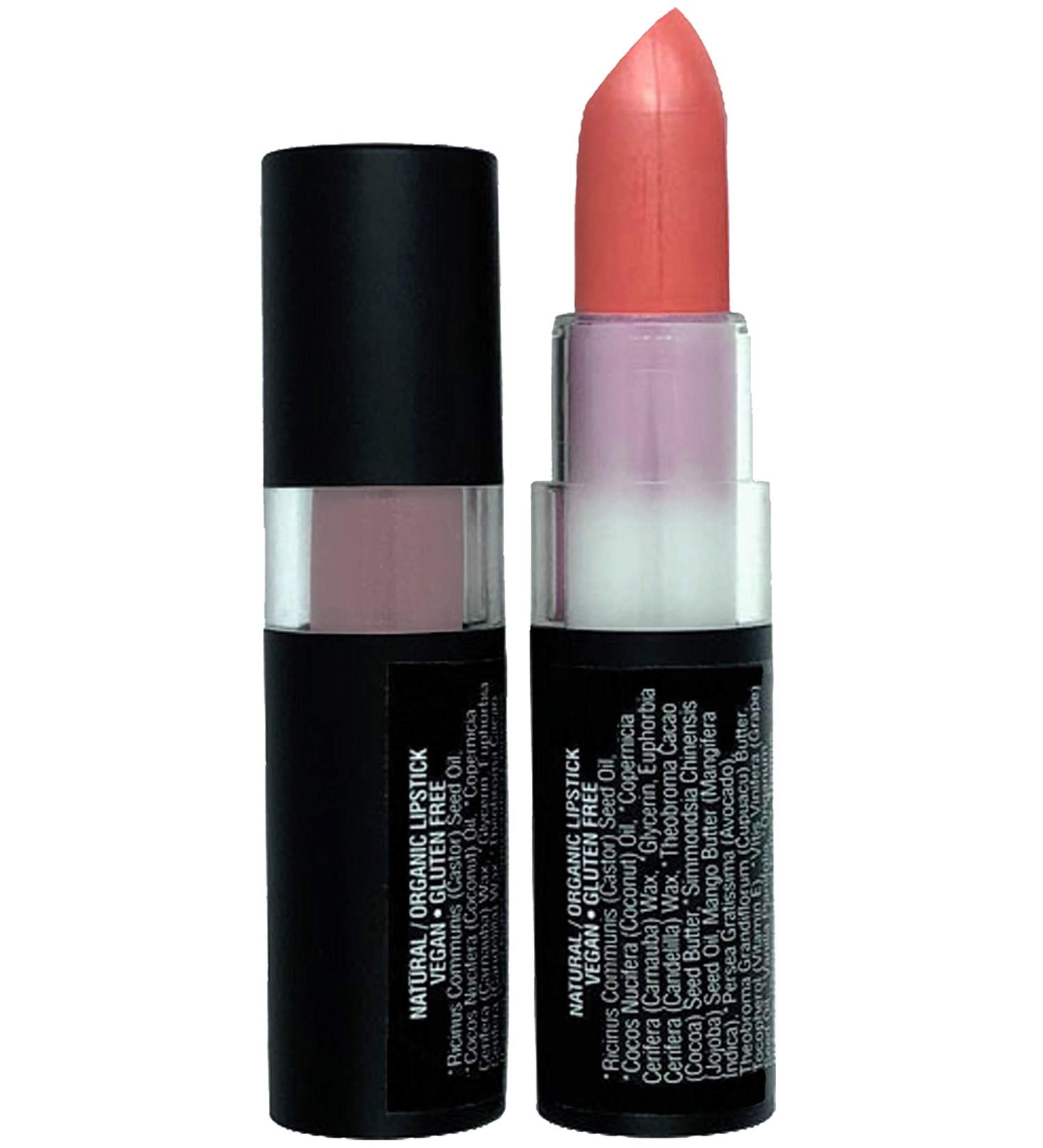 Mom's Secret Organic Vegan Lipstick | Gluten-Free & Cruelty-Free | Made in USA | 0.15 oz (Radiant Rose) - Buy Online on GoSupps.com
