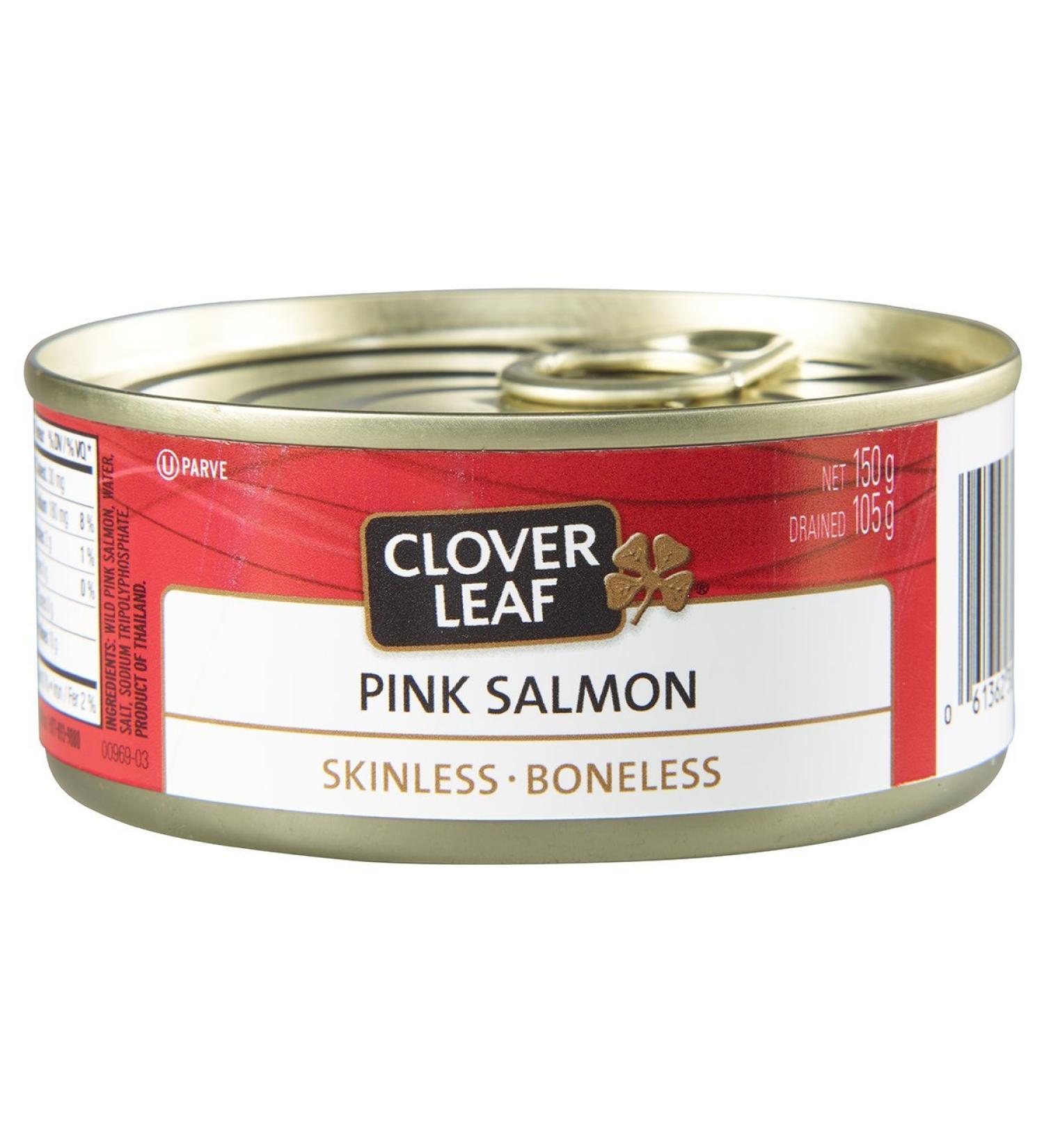 Clover Leaf Skinless Boneless Pink Salmon 24 Count