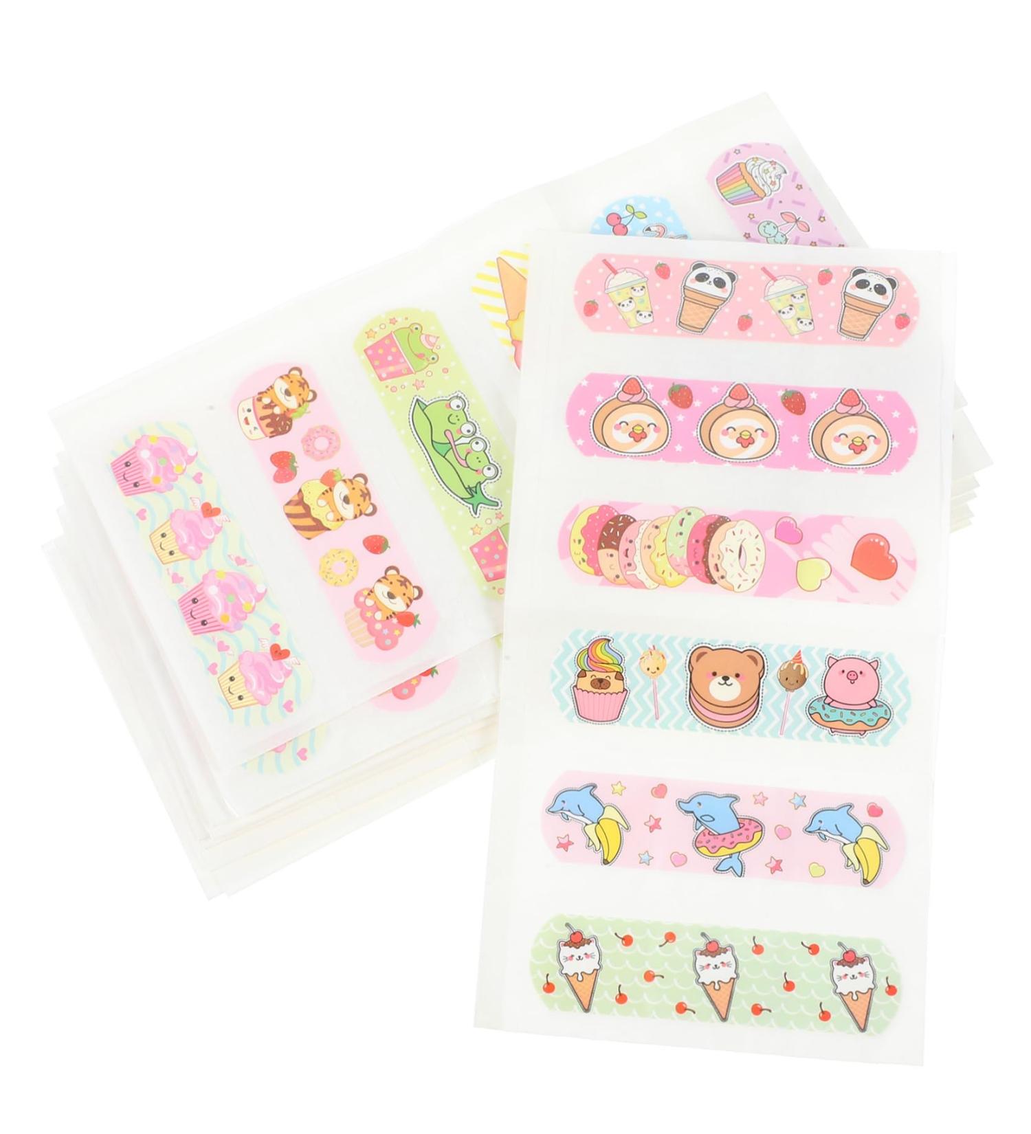 Beaupretty 120pcs Cartoon Bandages - Fun & Breathable Wound Care Patches for Kids - Perfect for Camping & Injuries - Buy Online on GoSupps.com
