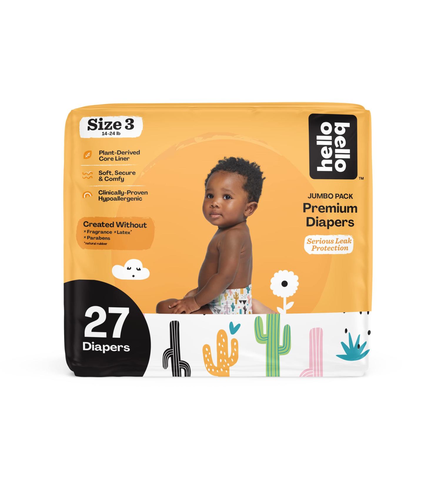Hello Bello Baby Diapers - Size 3- Cactus - Pack of 27 Cactus 1 Count (Pack of 27) - Buy Online on GoSupps.com