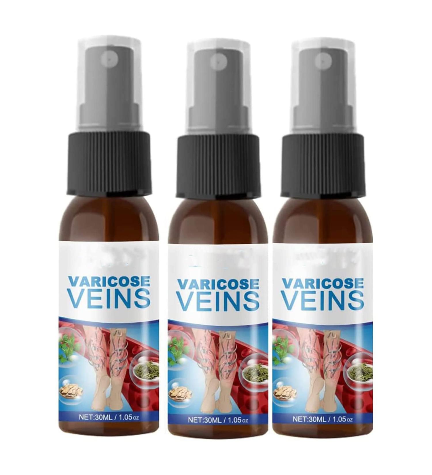 Veinhealing Varicose Veins Treatment Spray - 30 ml (3 Pack) for Effective Relief & Healing | Best Varicose Veins Solution for Legs - Buy Online on GoSupps.com