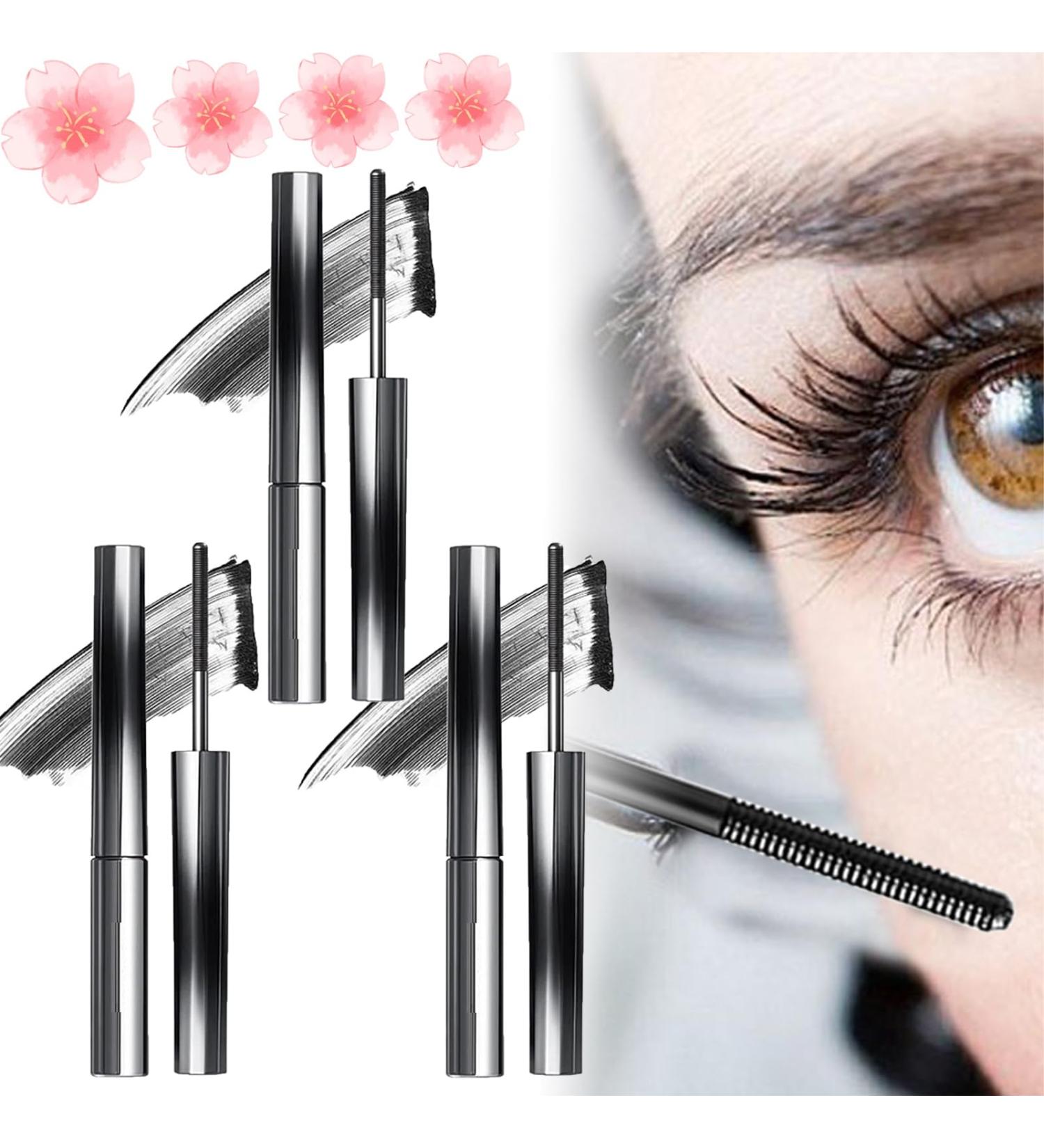 Olivia Blaire Iron Wand Mascara Vervaci Iron Rod Mascara Nour Iron Wand Mascara Waterproof Metal Rod Metal Wand Mascara Bristle Less Metal Mascara Curling Eyelash Metal Mascara (3*Black) - Buy Online on GoSupps.com