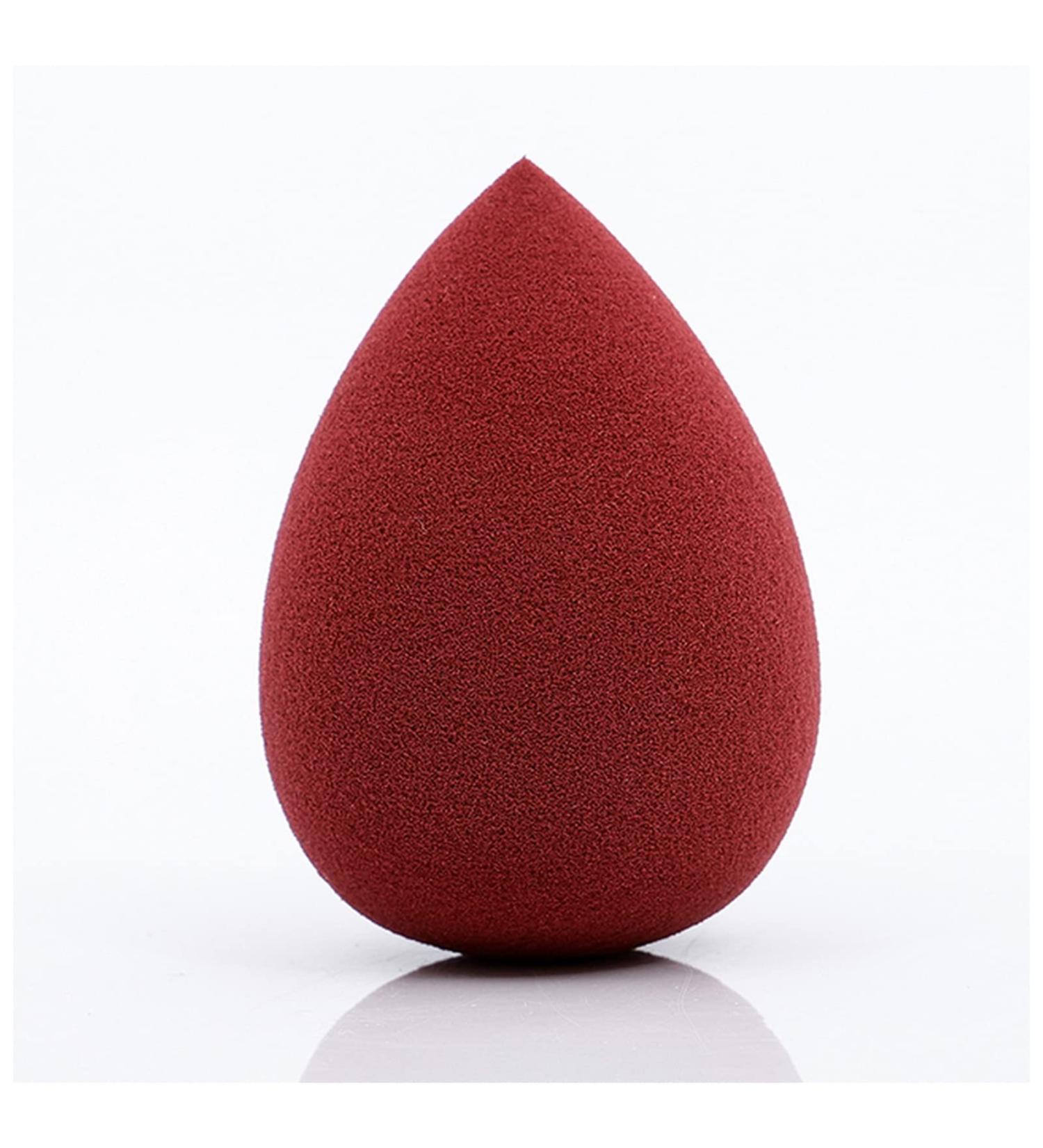 Makeup Sponge Makeup Sponge Concealer Smooth Cosmetic Powder Puff Cut Shape Foundation Water Drop Bevel Make Up Blender Tool Wholesale Makeup Sponge Holder(Wine Red) - Buy Online on GoSupps.com