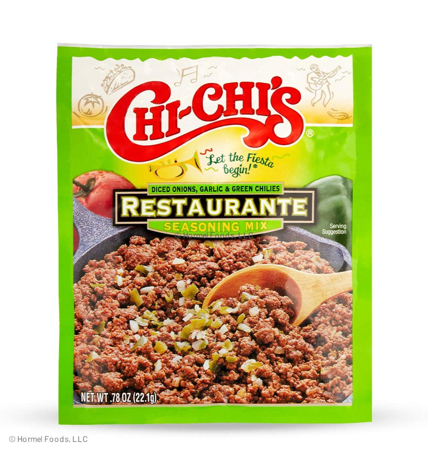 Chi Chi's Fiesta Restaurante Seasoning Mix 0.78oz (Pack of 24) - Authentic Mexican Flavor - Buy Online on GoSupps.com