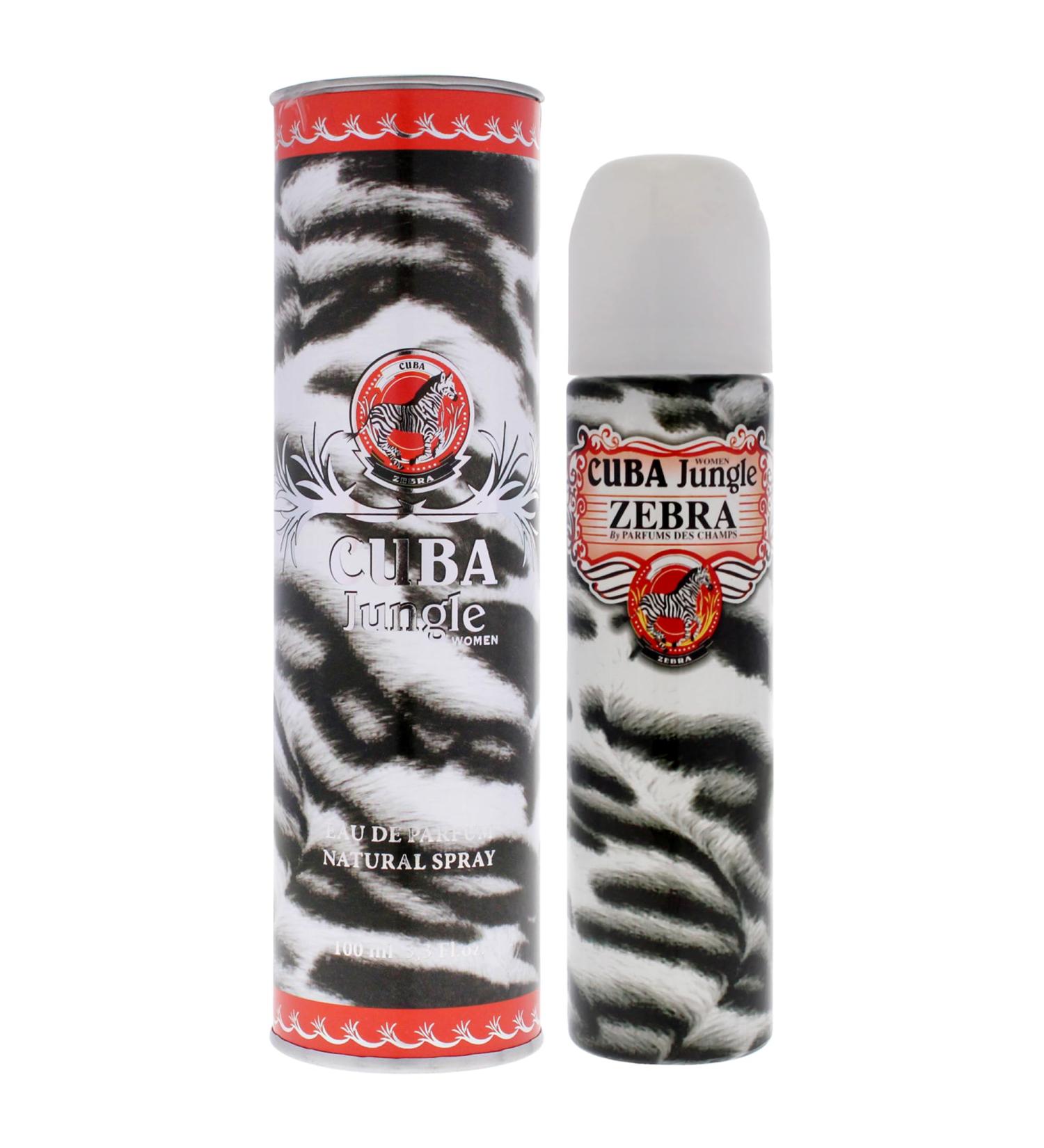 Cuba Jungle Zebra By Champs For Women. Eau De Parfum Spray 3.3 Oz. - Buy Online on GoSupps.com