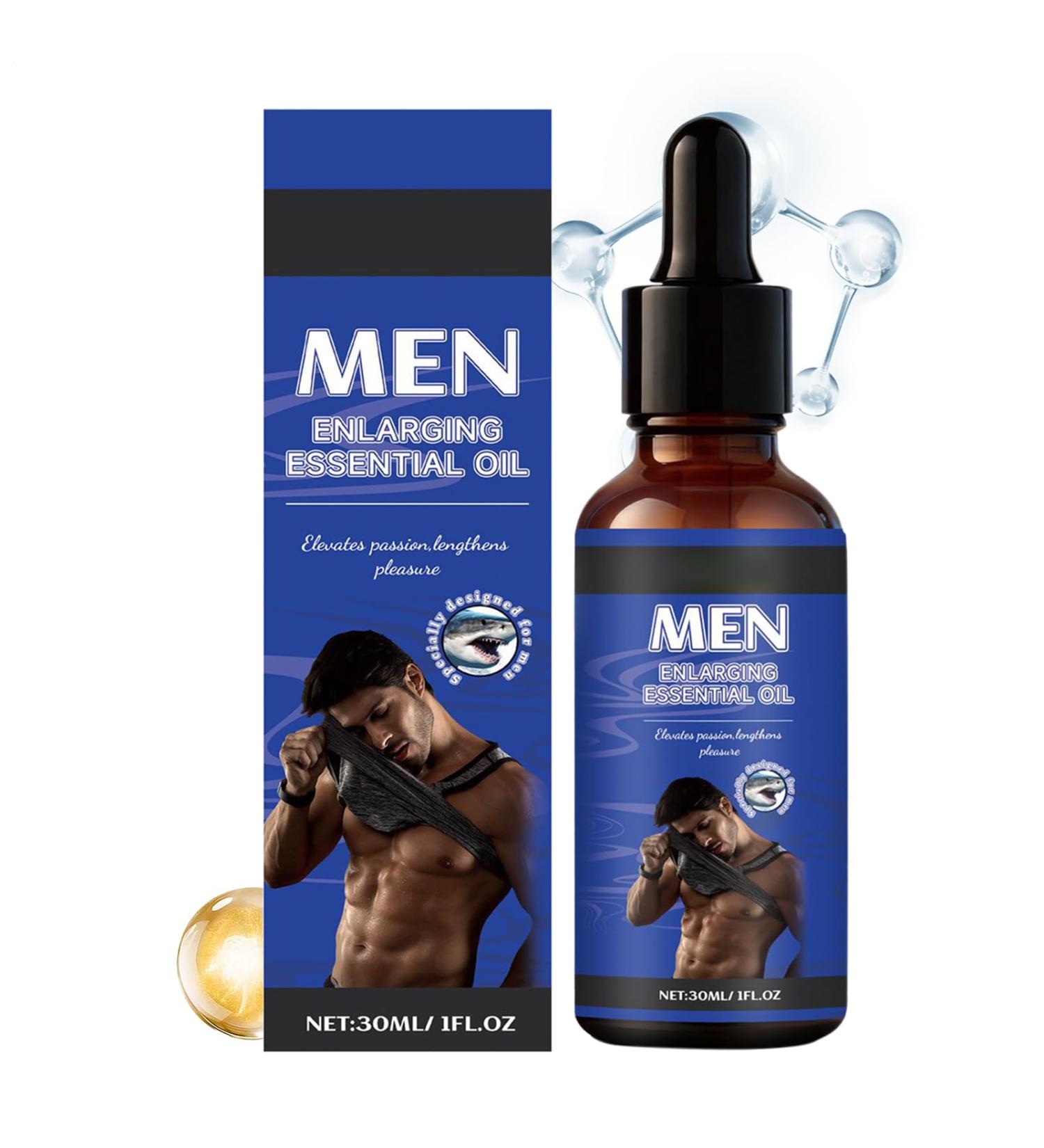  Generisch Massage Oil for Men - 30ml - Invigorating Moisturizing Gel - Support Oil for Men - For Greater Enlargement - Stronger Lasting and More Intense Performance - Buy Online on GoSupps.com