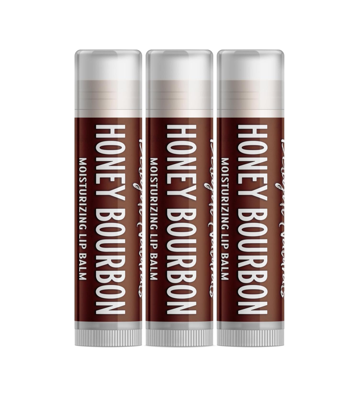 Delight Naturals Honey Bourbon Lip Balm - Three Pack - Buy Online on GoSupps.com