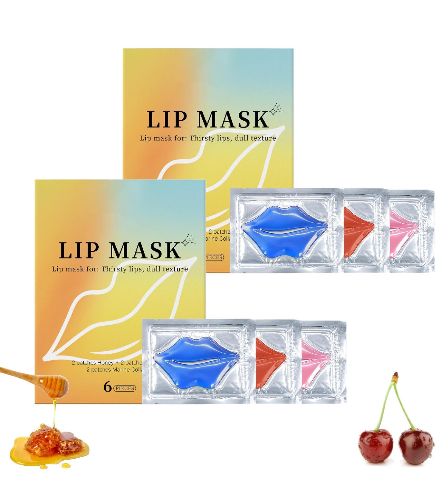 Hengxuan Deeply nourishing hydrating lip mask hydrating treatment for soft smooth lips exfoliates dead skin cells reduces fine lines and dryness 2 - Buy Online on GoSupps.com