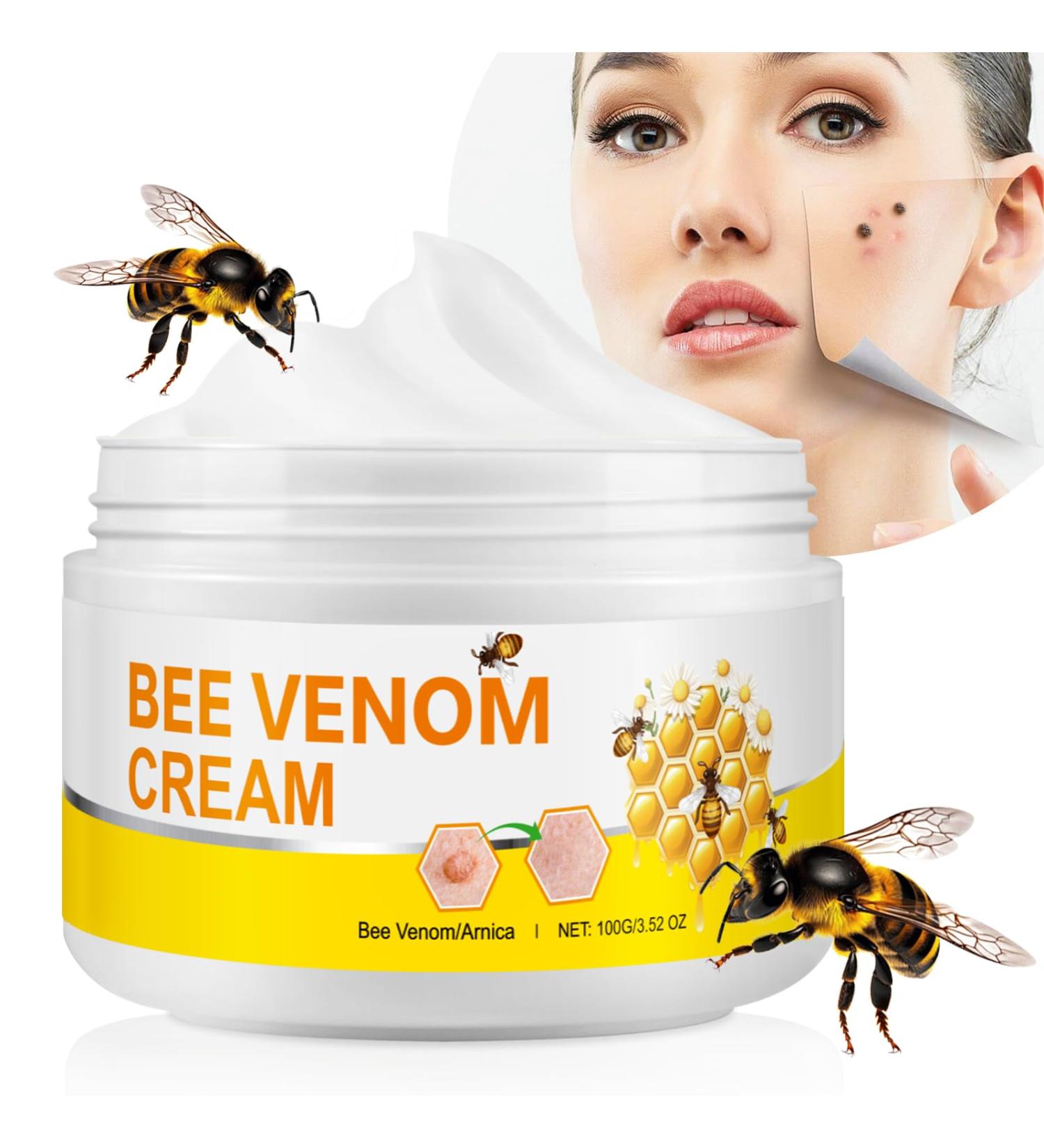 Bee Venom Skin Cream 3.52 oz Bee Venom Cream Natural Skin for All Body Gentle and Effective - Buy Online on GoSupps.com