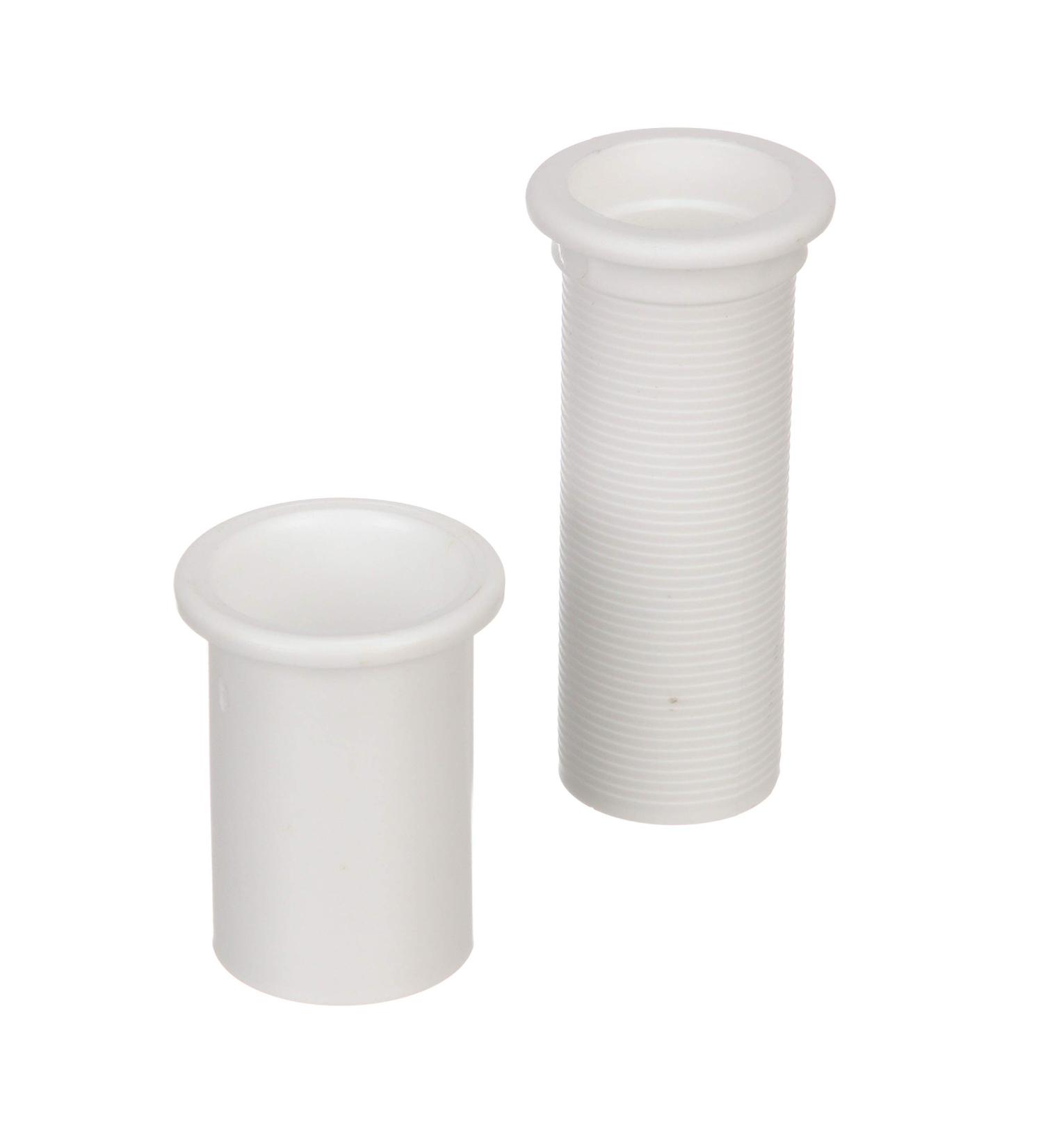 Seachoice Adjustable Splashwell Drain Tube - 1-1/4 Opening - White Plastic - Buy Online on GoSupps.com