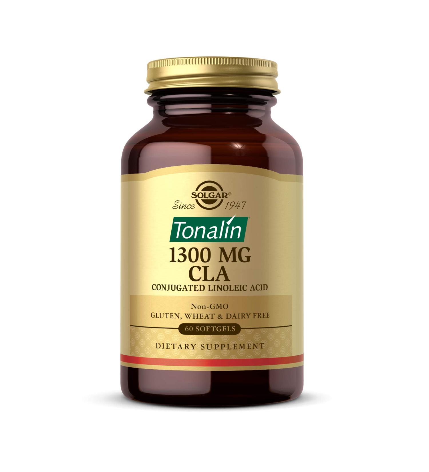 Buy Solgar Tonalin CLA 1300 mg - 60 Softgels for Weight Management - Buy Online on GoSupps.com