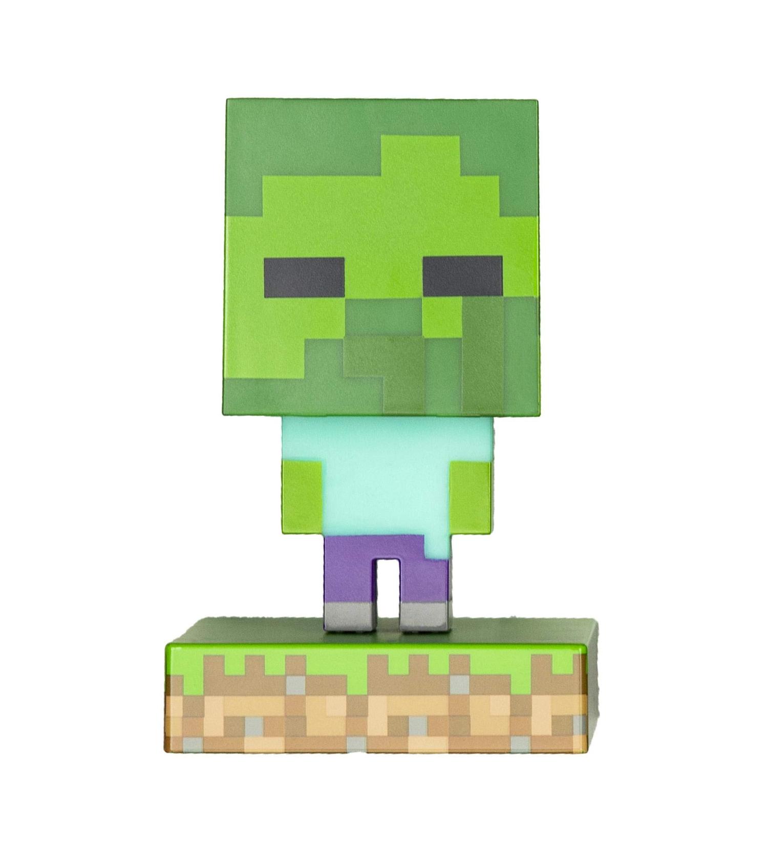 Paladone Minecraft Zombie Icon Light | Multi Coloured LED Lamp - Buy Online on GoSupps.com