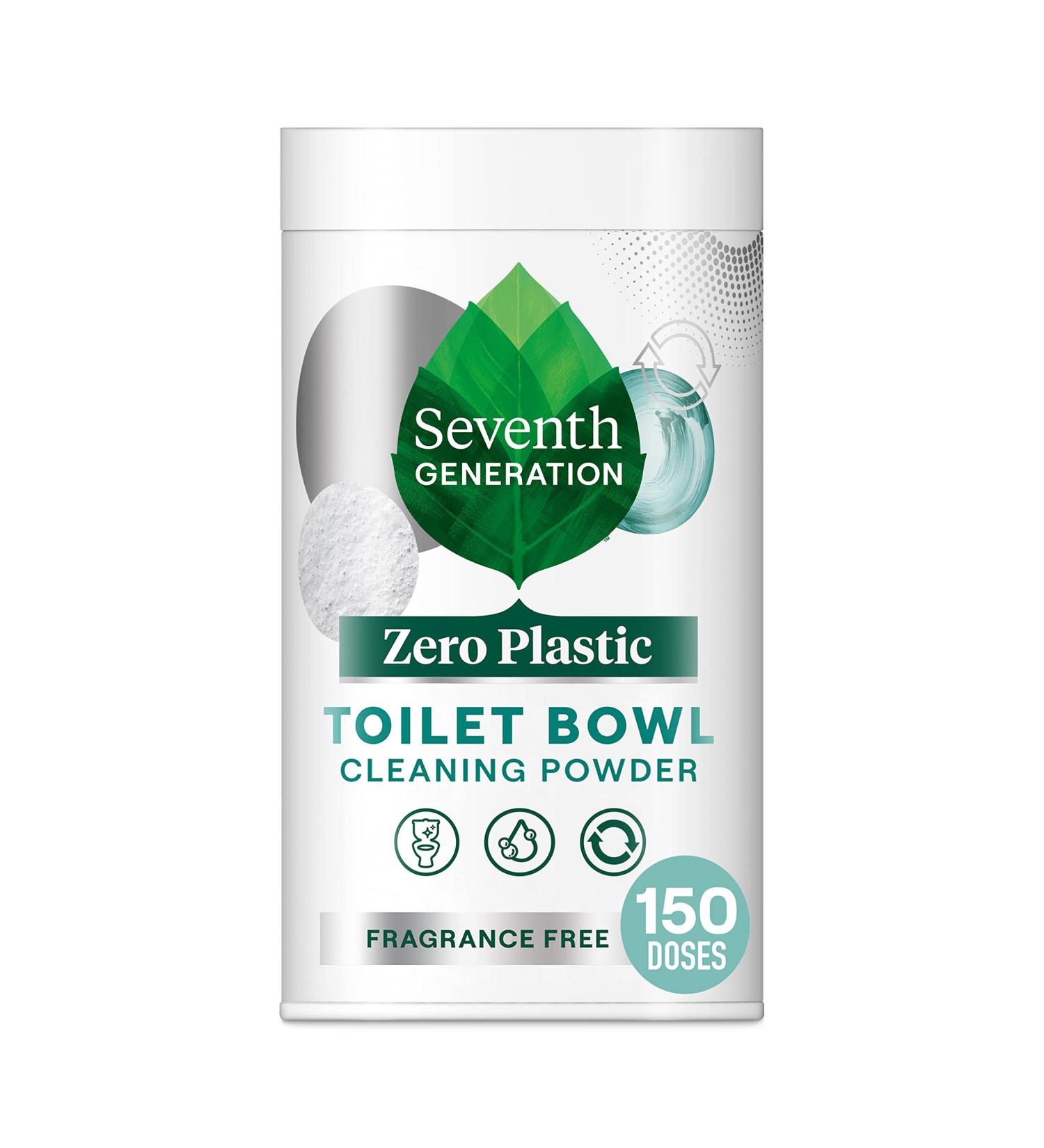 Seventh Generation Zero Plastic Foaming Toilet Bowl Cleaner - Fragrance Free 12.3 oz - Buy Online on GoSupps.com