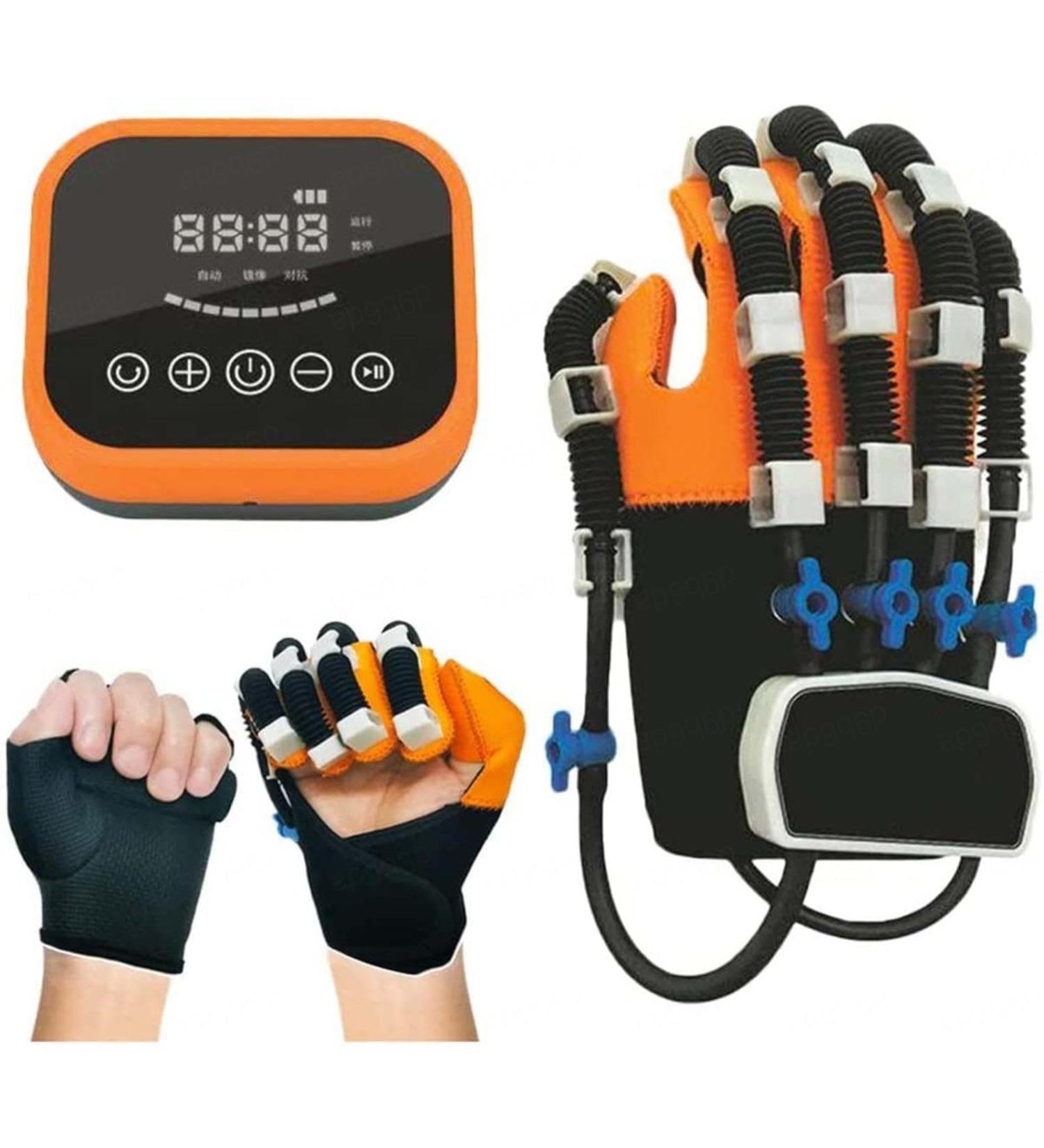 Robot Glove Hand Training Rehabilitation Protector Exoskeleton Manual Training with Hand Dysfunction Independently Rehabilitation Training Left-XL - Buy Online on GoSupps.com