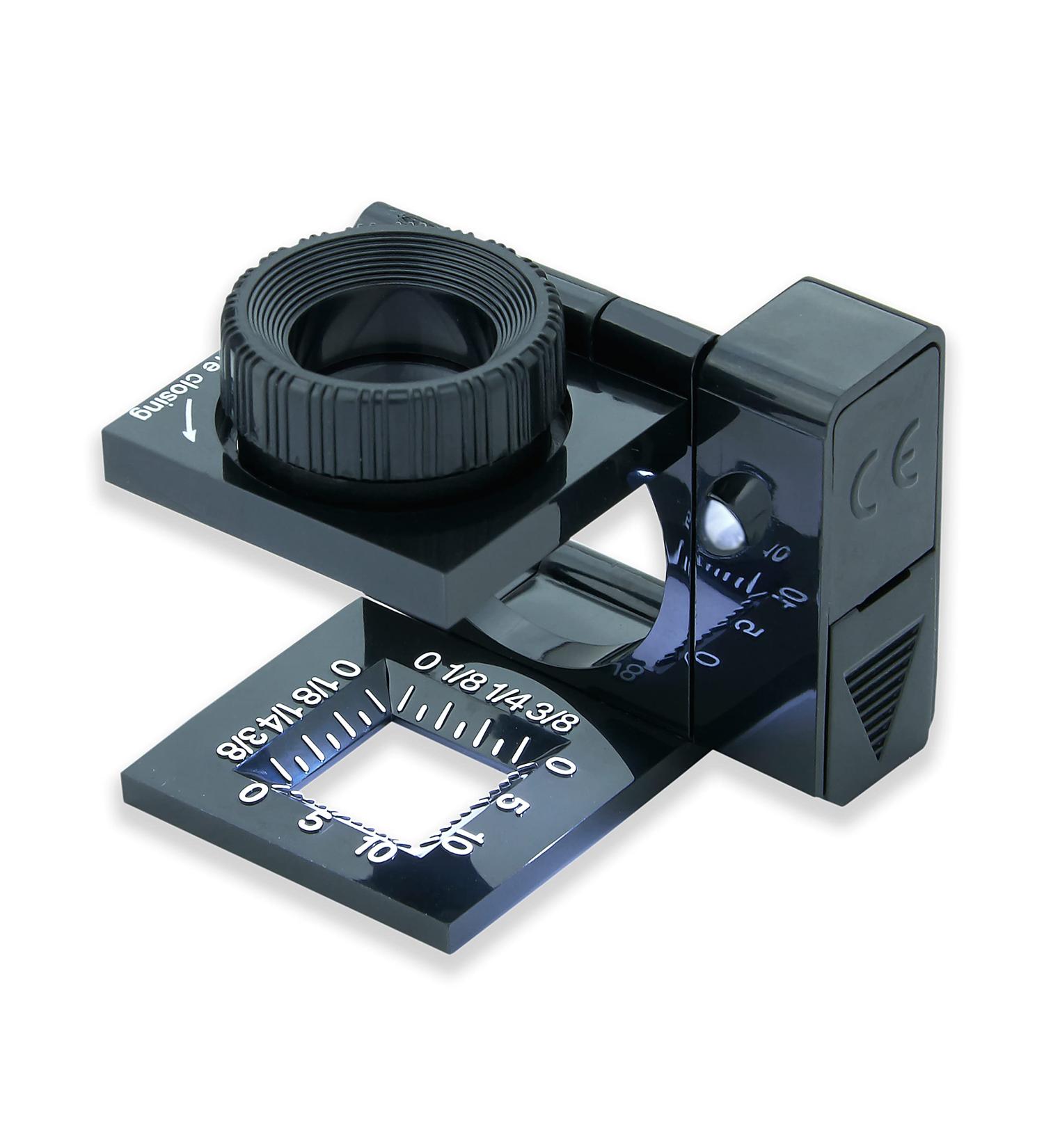 Carson LinenTest 11.5x LED Magnifier & Thread Counter - Precision Measuring Scale (LT-10) for Crafting & Sewing - Buy Online on GoSupps.com