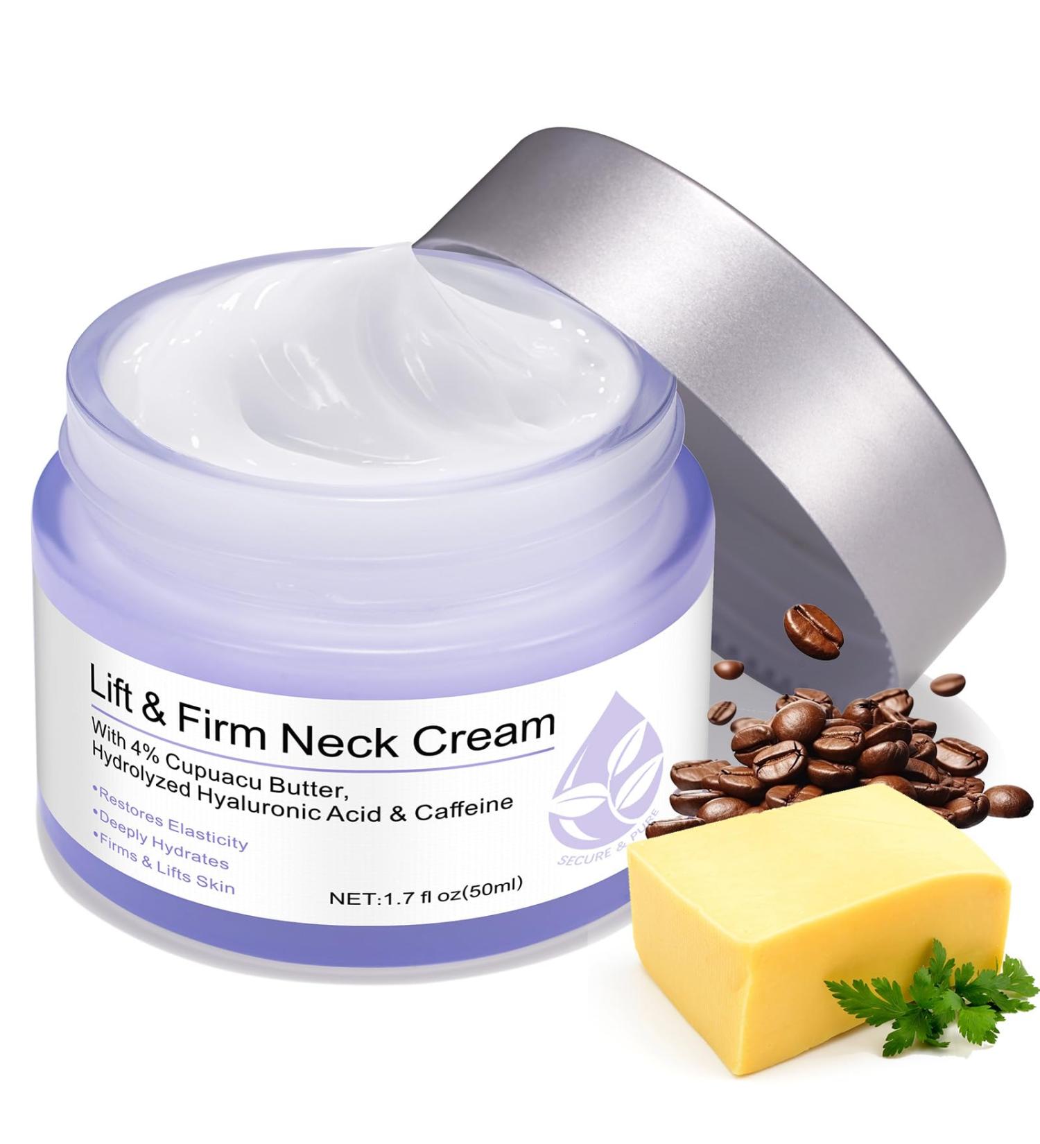 Lift & Firm Neck Cream - Anti-Aging Tightening & Wrinkle Treatment - 1.7 Fl oz | Shop Internationally - Buy Online on GoSupps.com