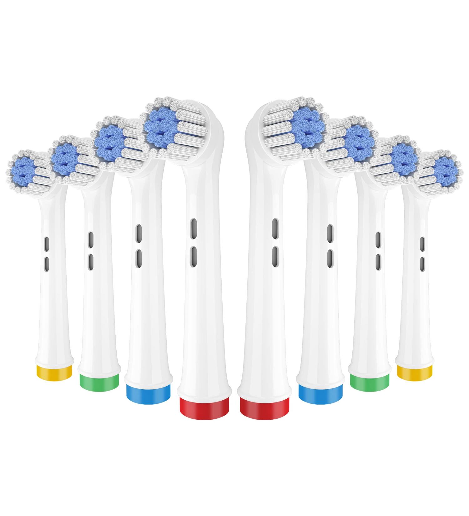 BICUMY 8 Soft Extra Thin Precision Brush Heads for Oral B Electric Toothbrush - Gentle Clean for Sensitive Gums and Teeth - Buy Online on GoSupps.com