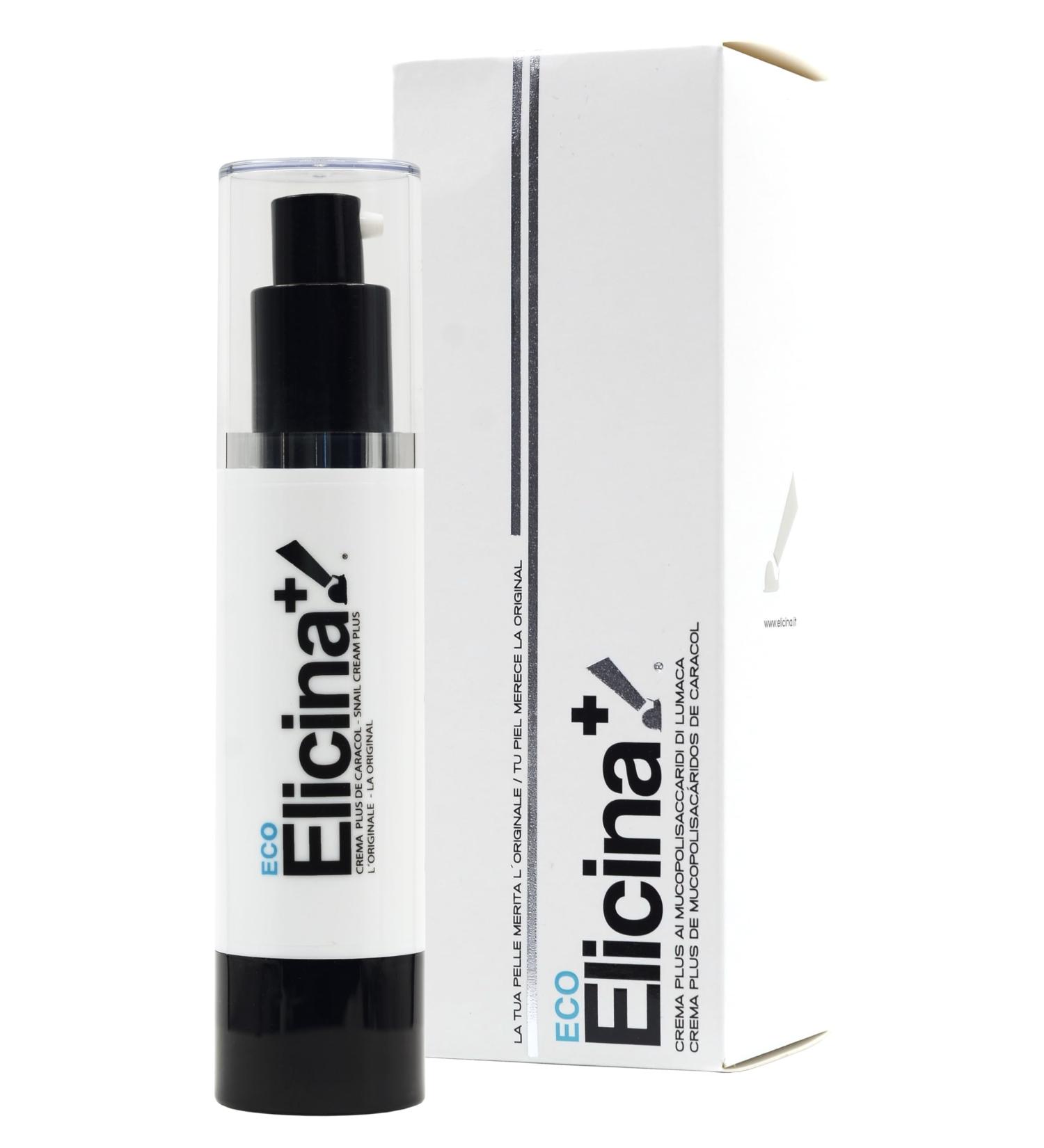 Elicina Eco Plus Crema 50ml - Natural Snail Cream for Skin Repair & Hydration | International Shipping Available - Buy Online on GoSupps.com
