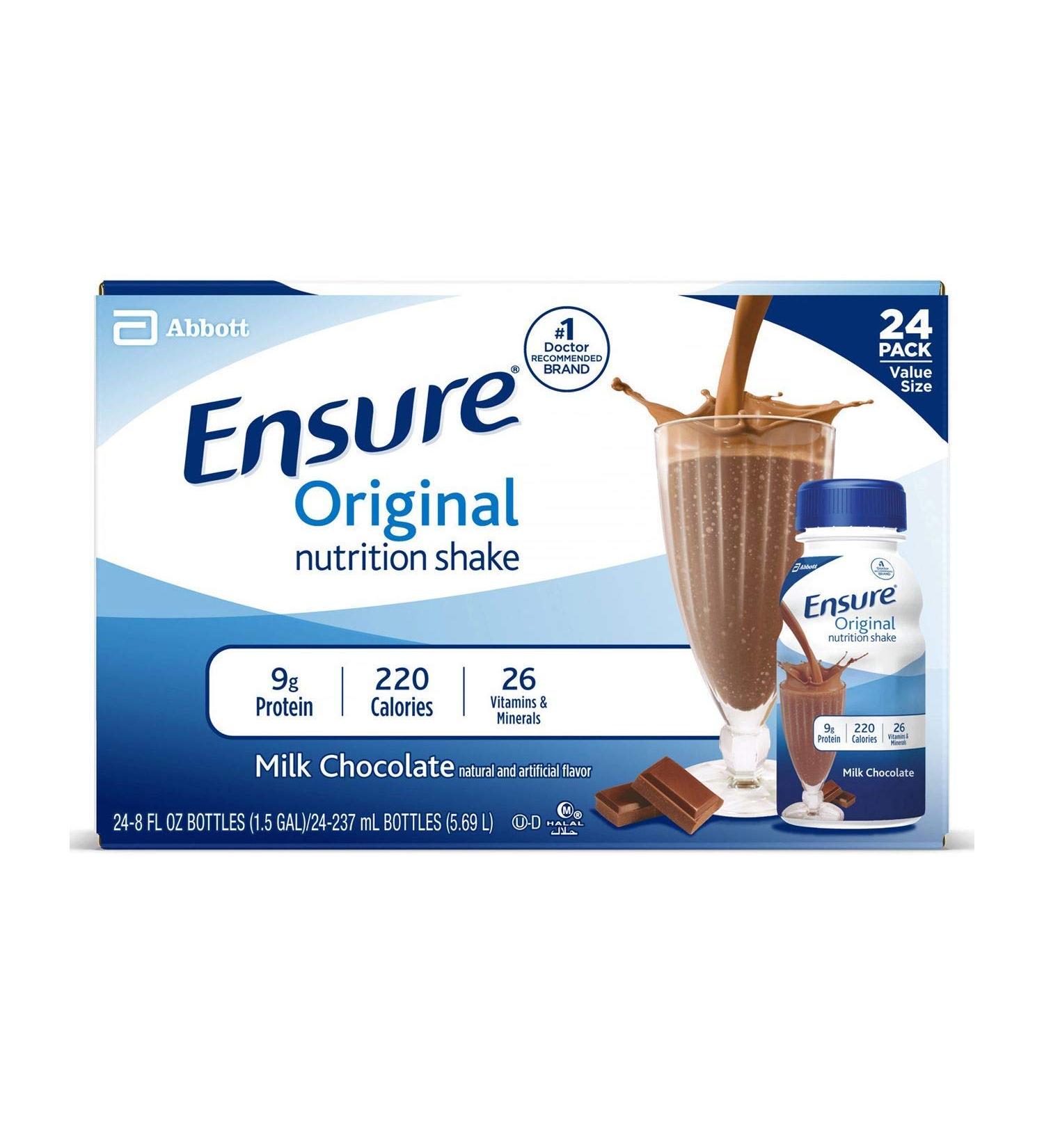 Ensure Dietary Supplement Creamy Milk Chocolate Ready to Drink 192 oz - Nutritional Formula for Optimal Health - Buy Online on GoSupps.com